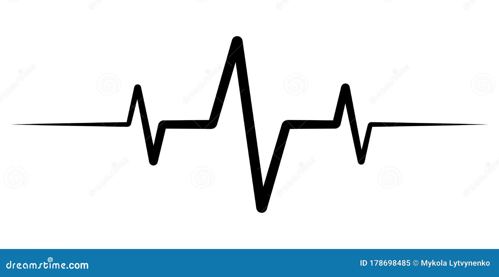 Heart Rate Pulse, Icon Medicine Logo, Vector Heartbeat Heart Rate ...