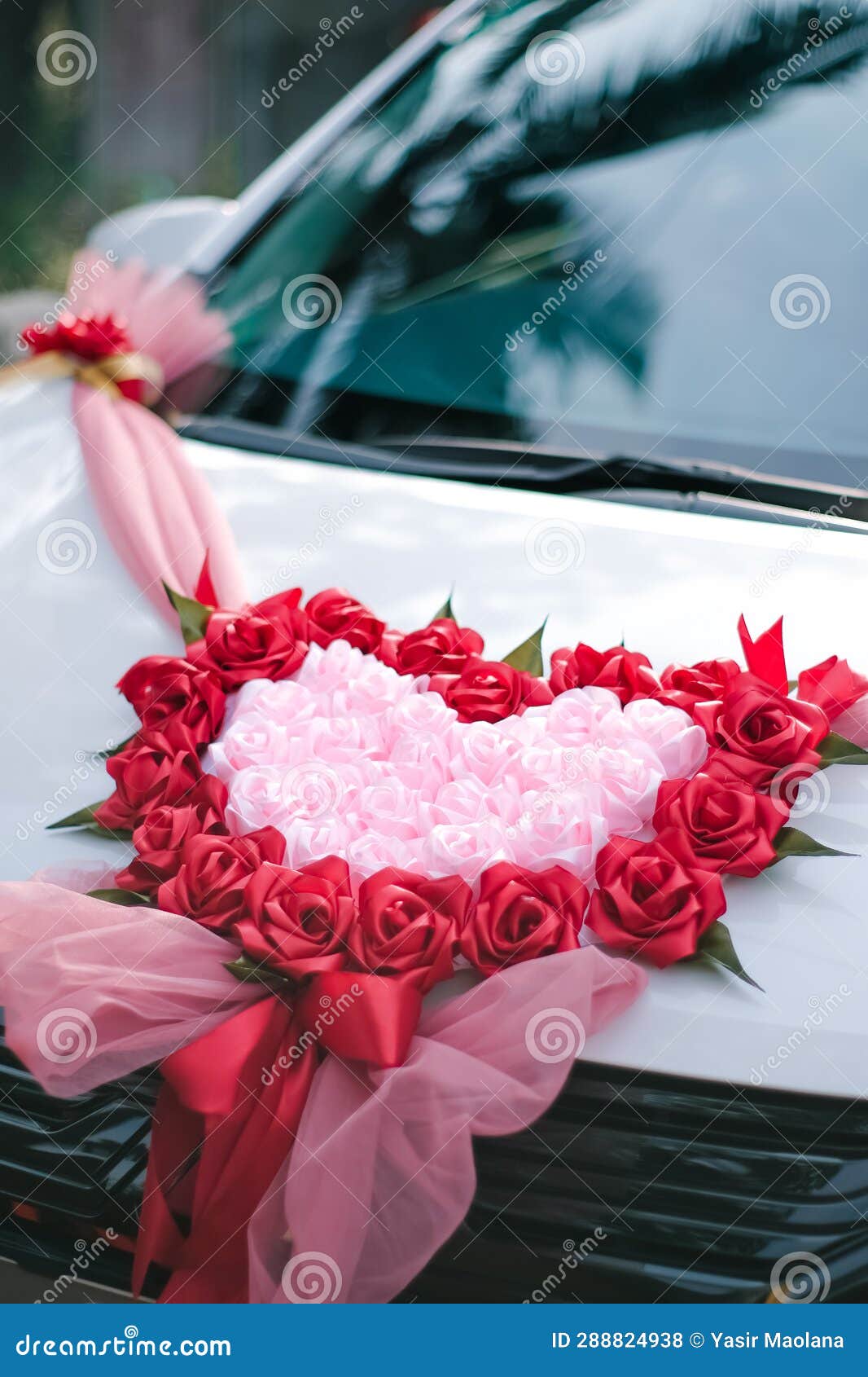 Heart and Rose Shaped Car Decoration Stock Photo Image of shaped