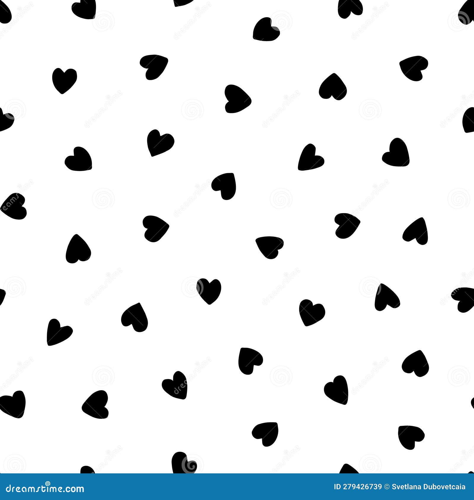 heart seamless pattern. repeating love background. repeated scattered hearts  prints. scattering graphic motif. repeat