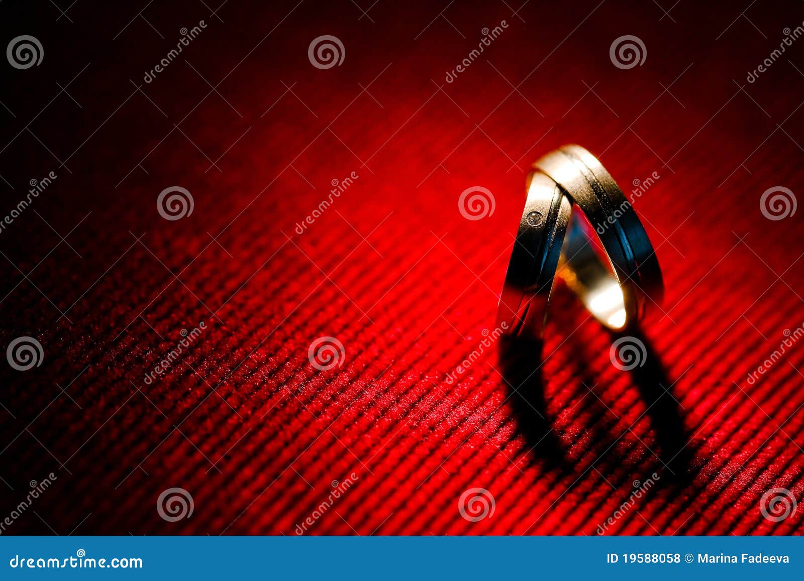 Heart Shadow of Wedding Rings Stock Photo Image of apartment, velvet