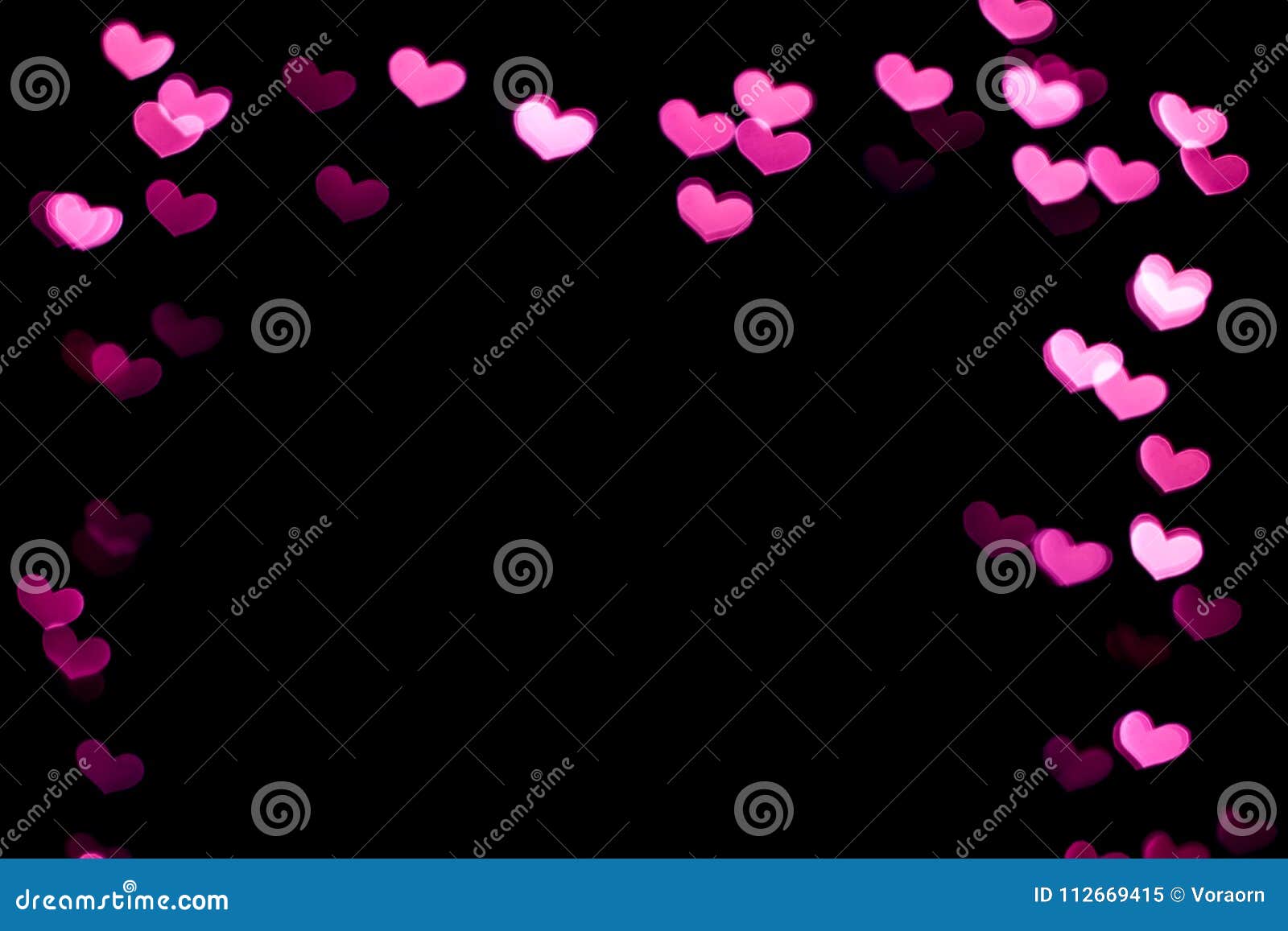Heart shape bokeh stock image. Image of background, glow - 112669415