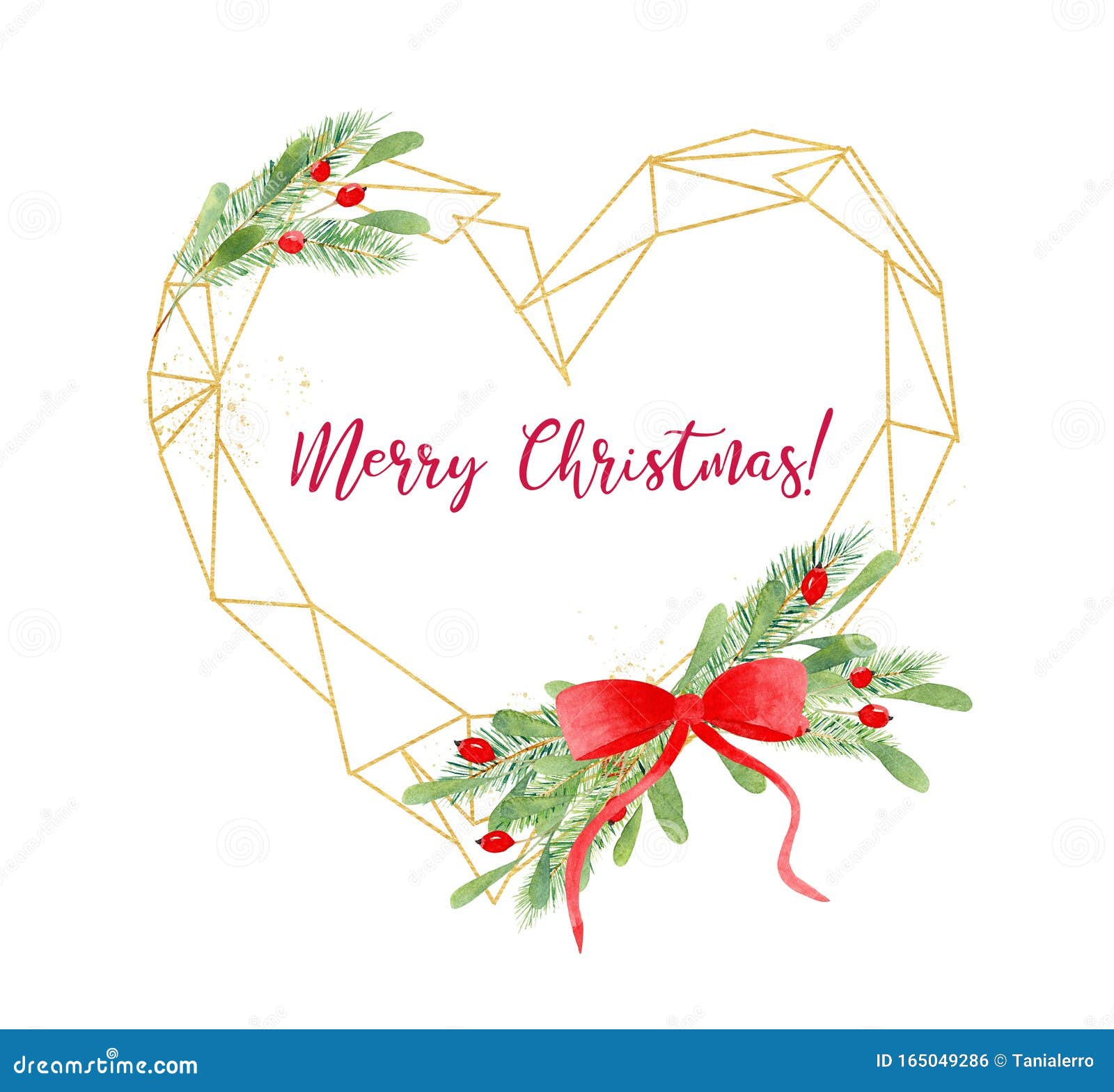Heart Shape Frame with Merry Christmas Lettering Stock Illustration -  Illustration of artwork, lettering: 165049286