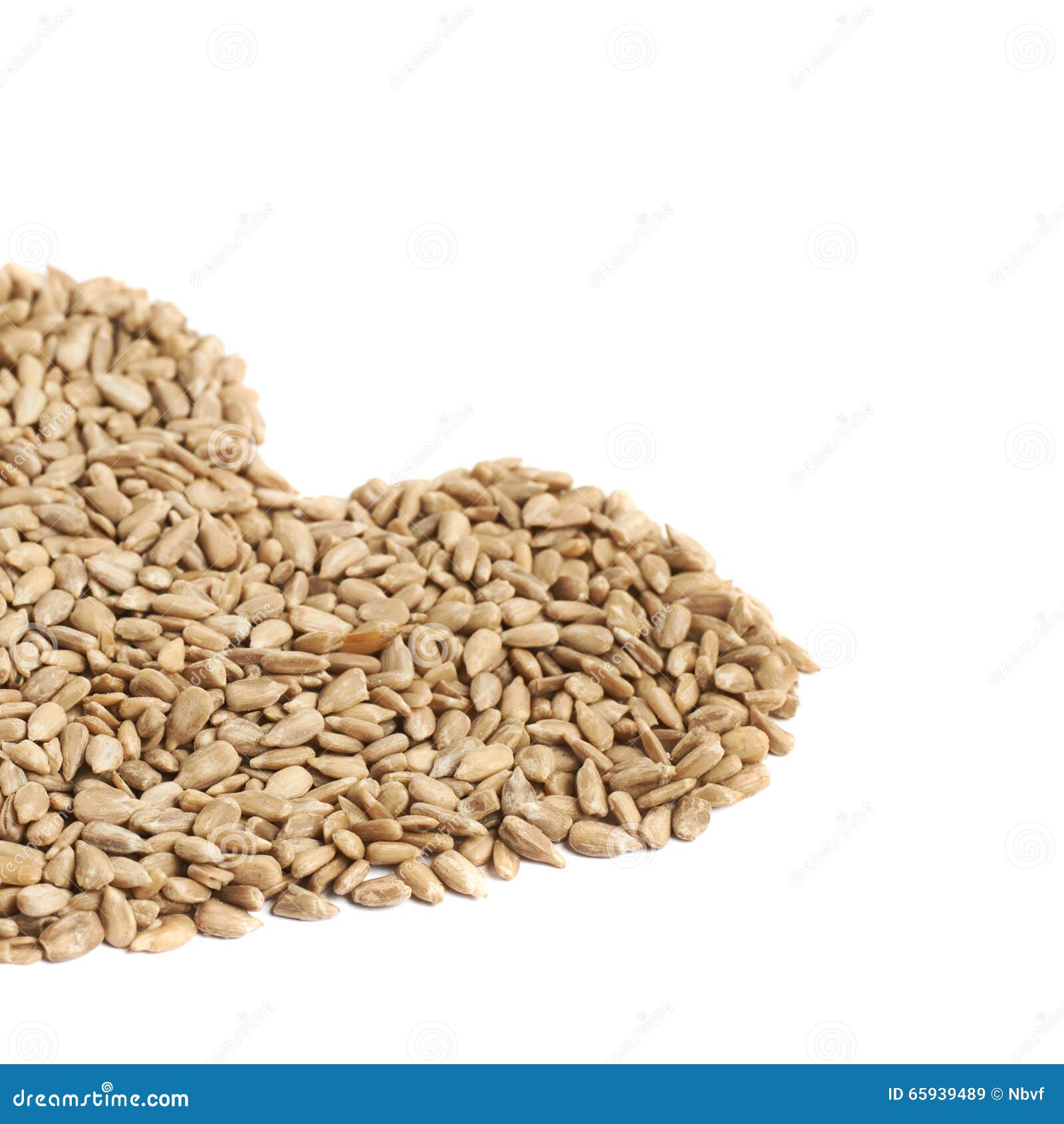 Heart Shape Made of Sunflower Seeds Stock Image Image of isolated