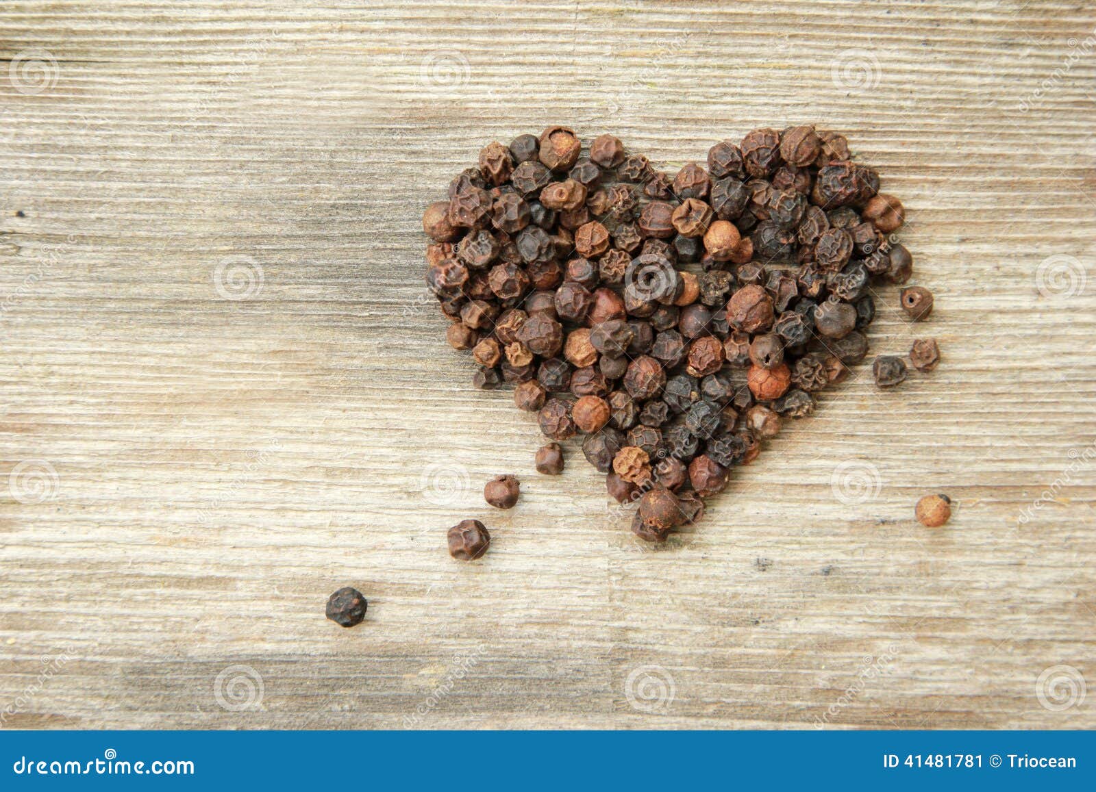 Heart shaped black pepper stock image. Image of heart 41481781