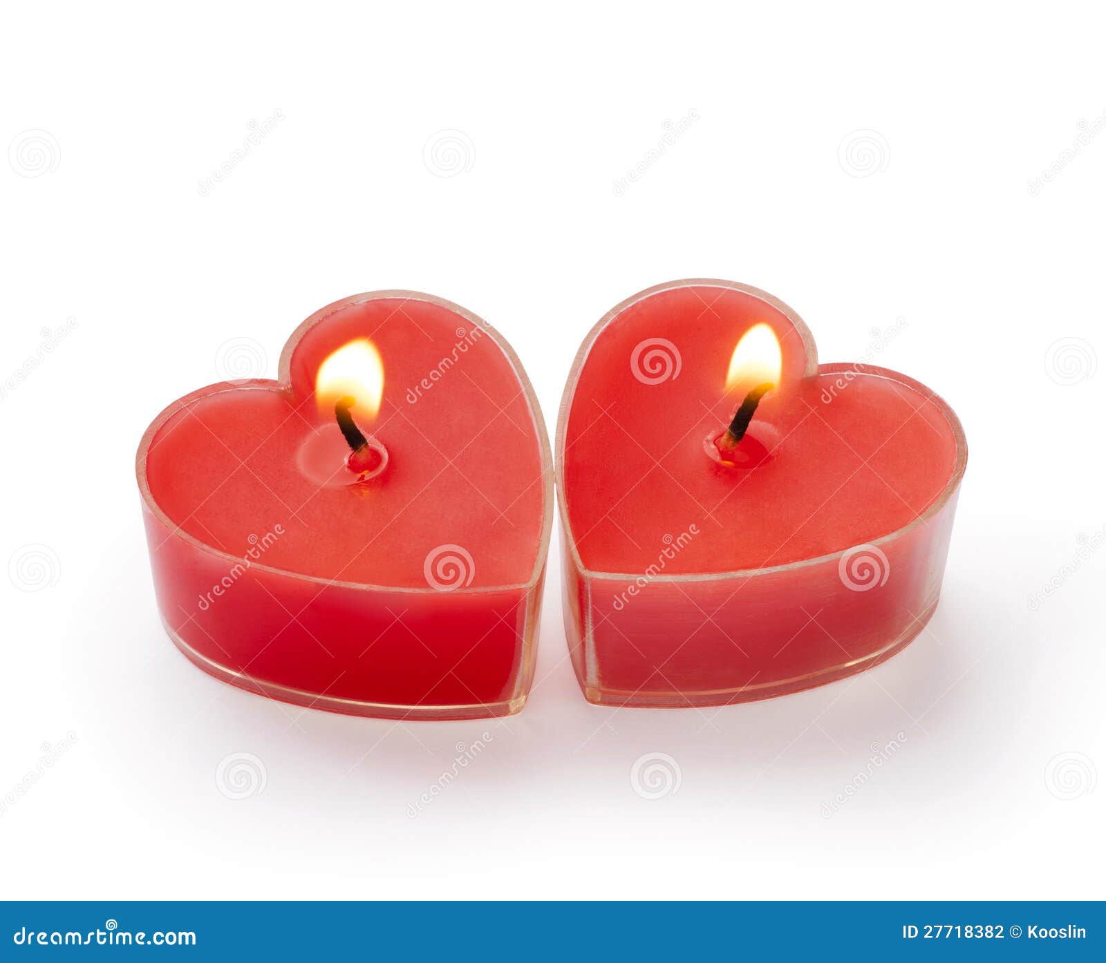 Heart shaped candles . Stock Photo by ©Vitaina 54172443