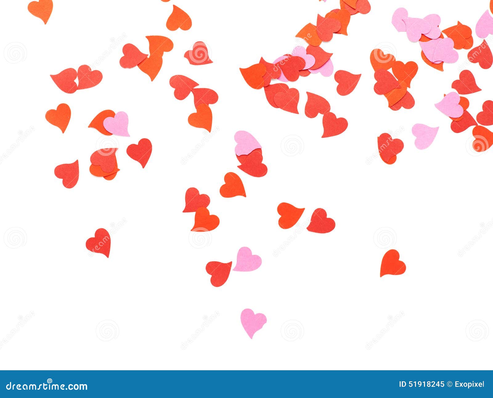 Heart Shaped Confetti Composition Stock Image Image of party, emotion