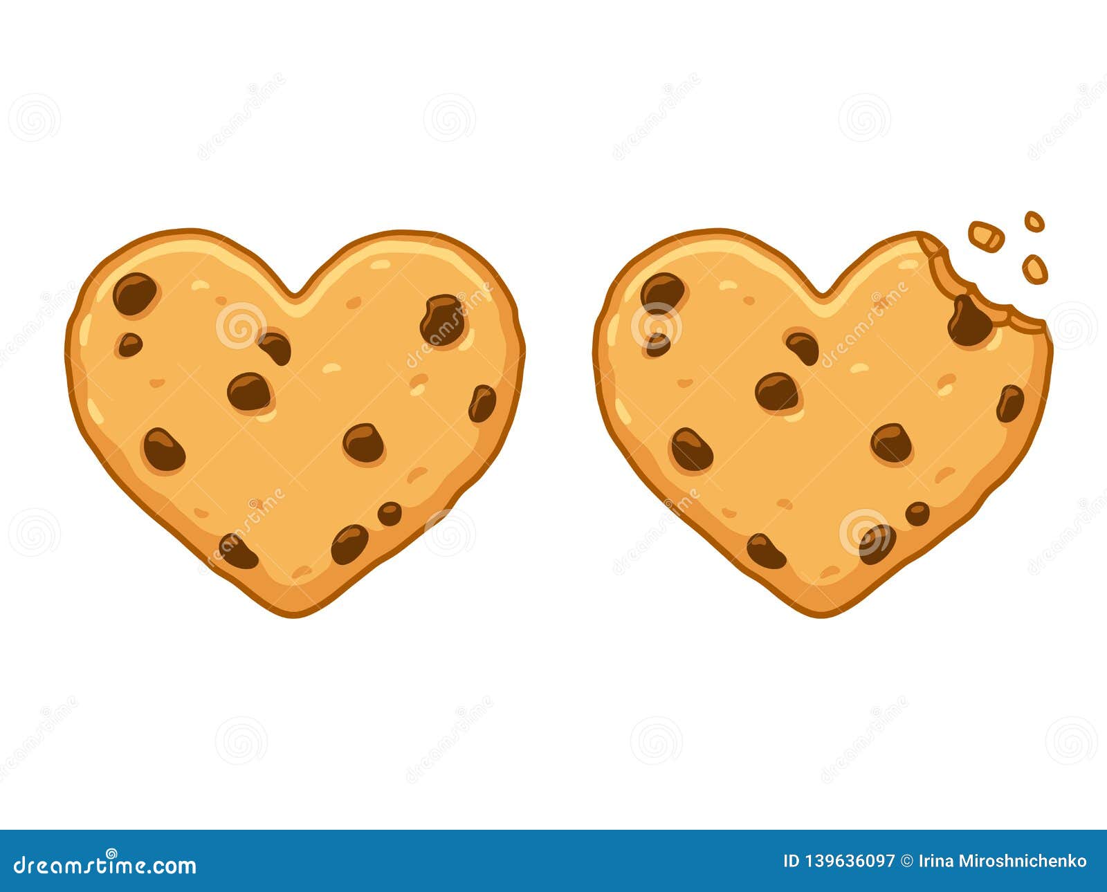 heart d cookie