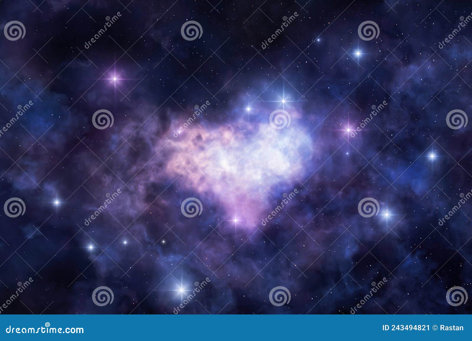 Interstellar Heart Stock Photo 37472658