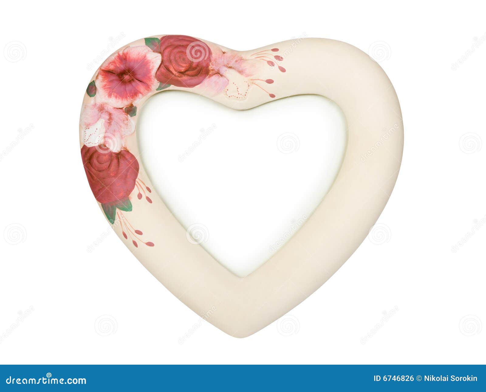 Heart Shaped Wreath Frame stock photo. Image of shape - 19919686