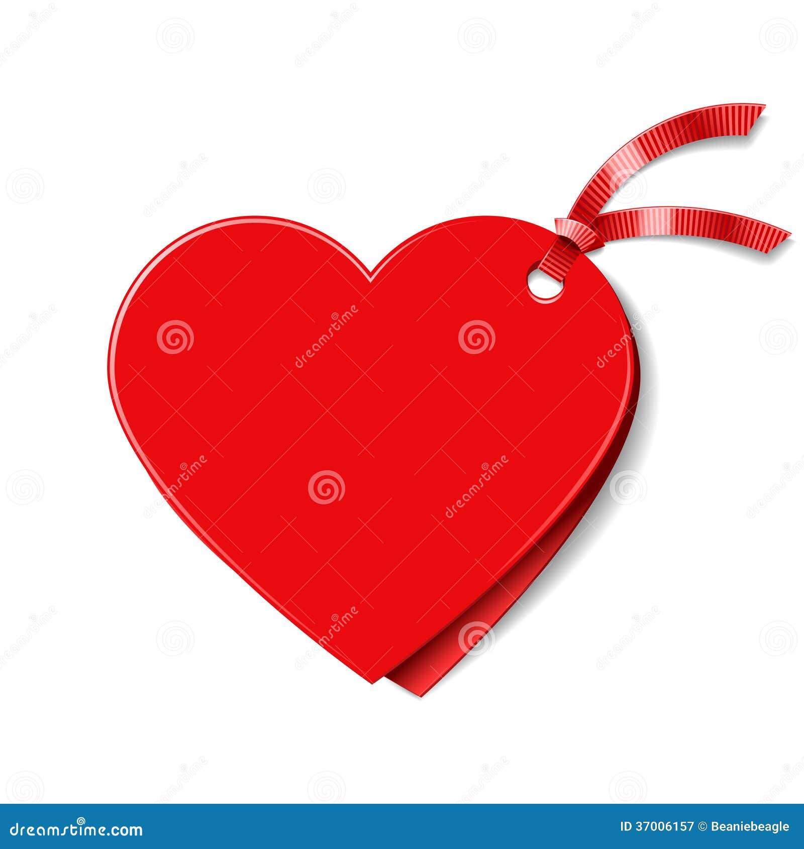 Heart Shaped Gift Tag stock vector Illustration of graphic 37006157