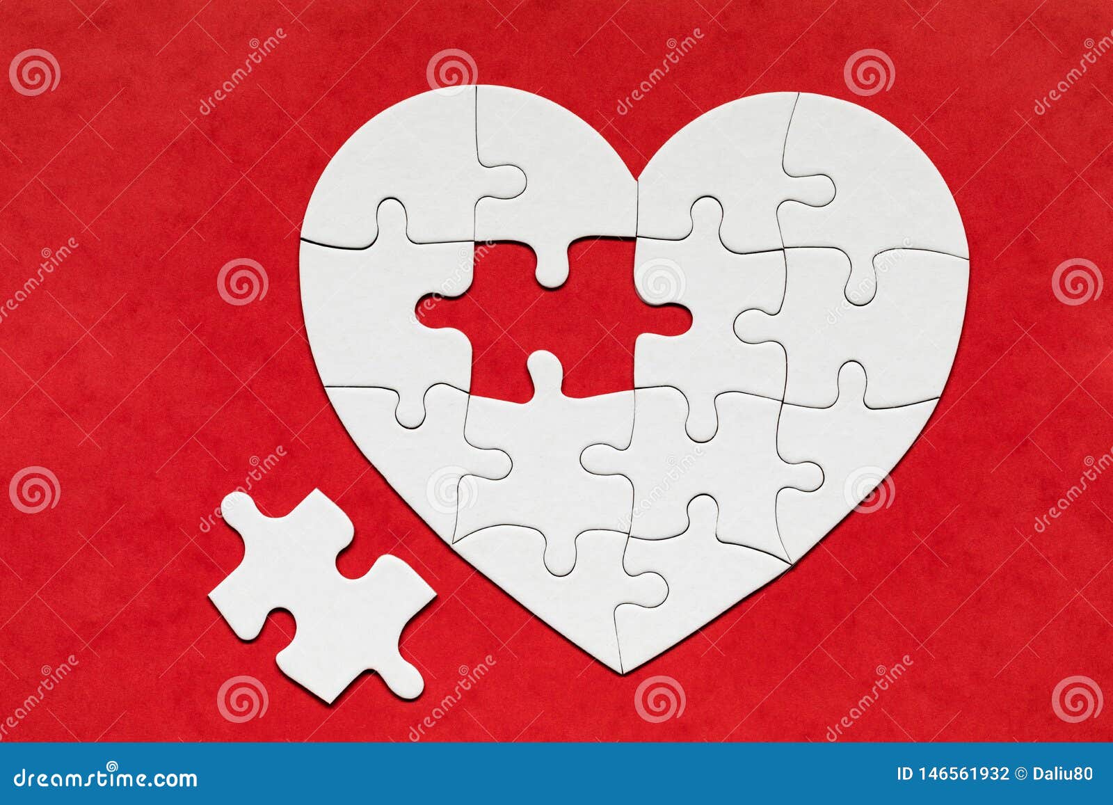 2 x Heart Stickers 10 cm Colourful Jigsaw Puzzle Effect  #44666 