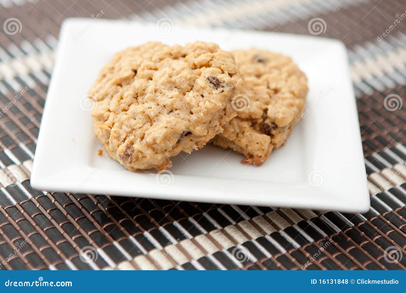 Heartshaped Oatmeal Cookies Stock Photo Image of snack, nuts 16131848