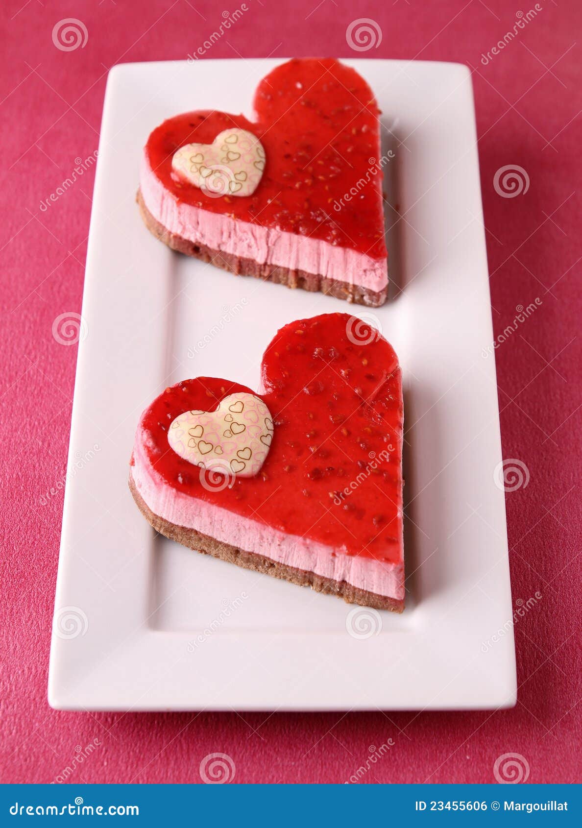 Heart shaped pastry stock photo. Image of fresh, valentines 23455606