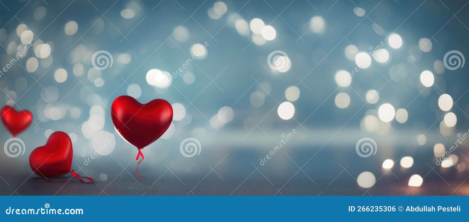 valentines day greeting card, bokeh background, valentine's day concept