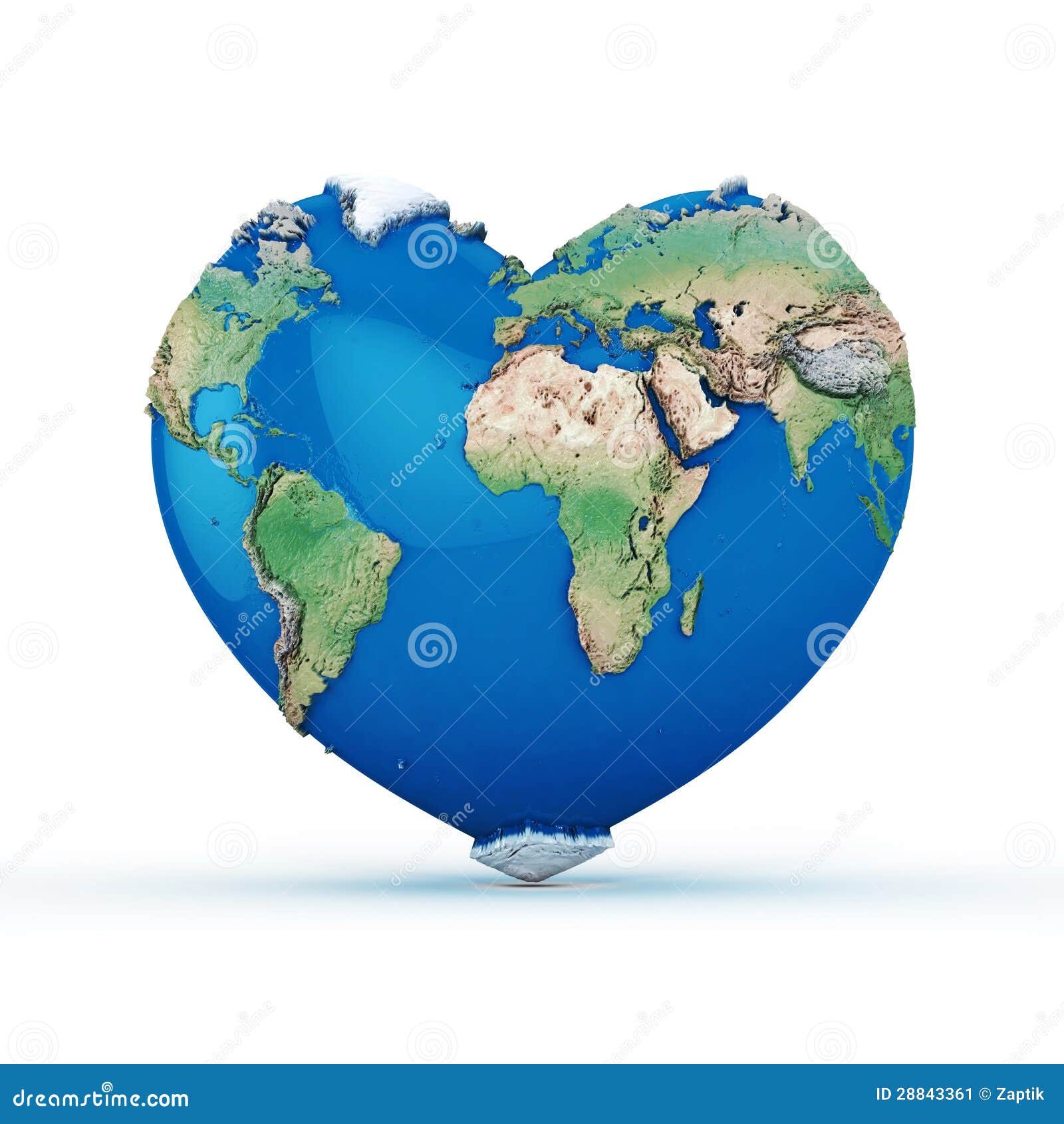 Heart-shaped world stock illustration. Illustration of geography - 28843361