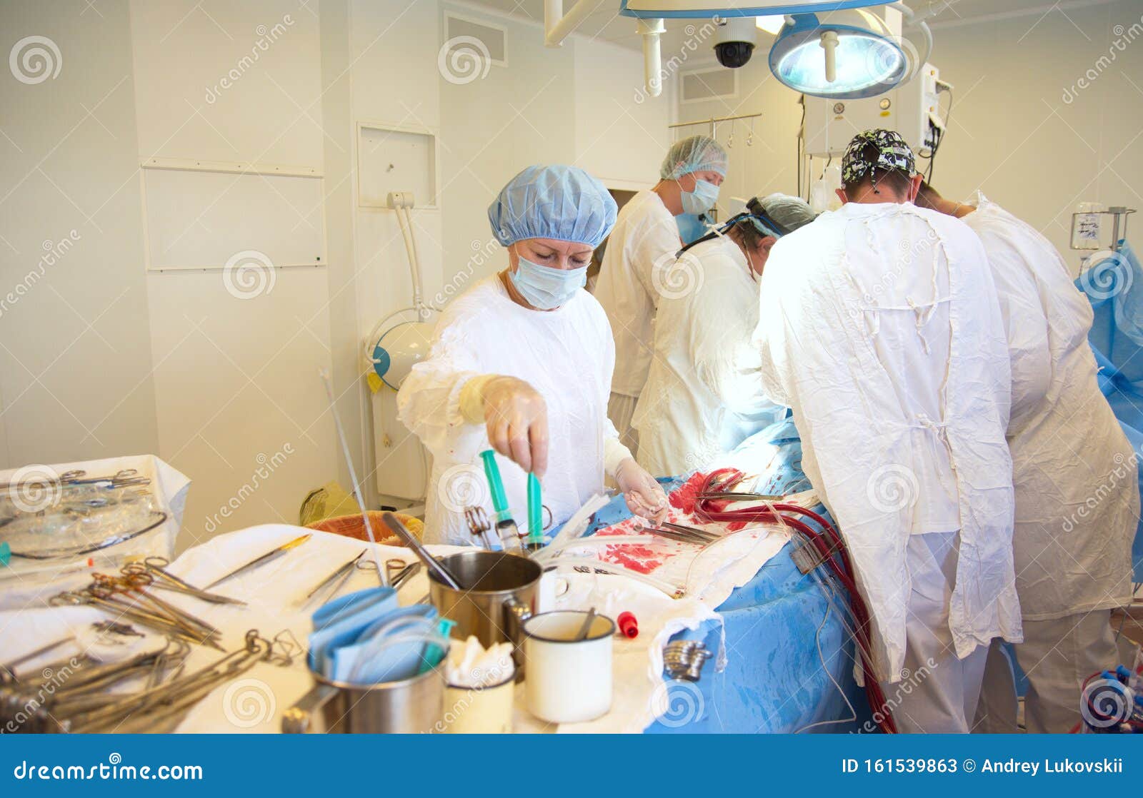 Heart Surgeon Performs Open Heart Surgery Editorial Stock Photo Image