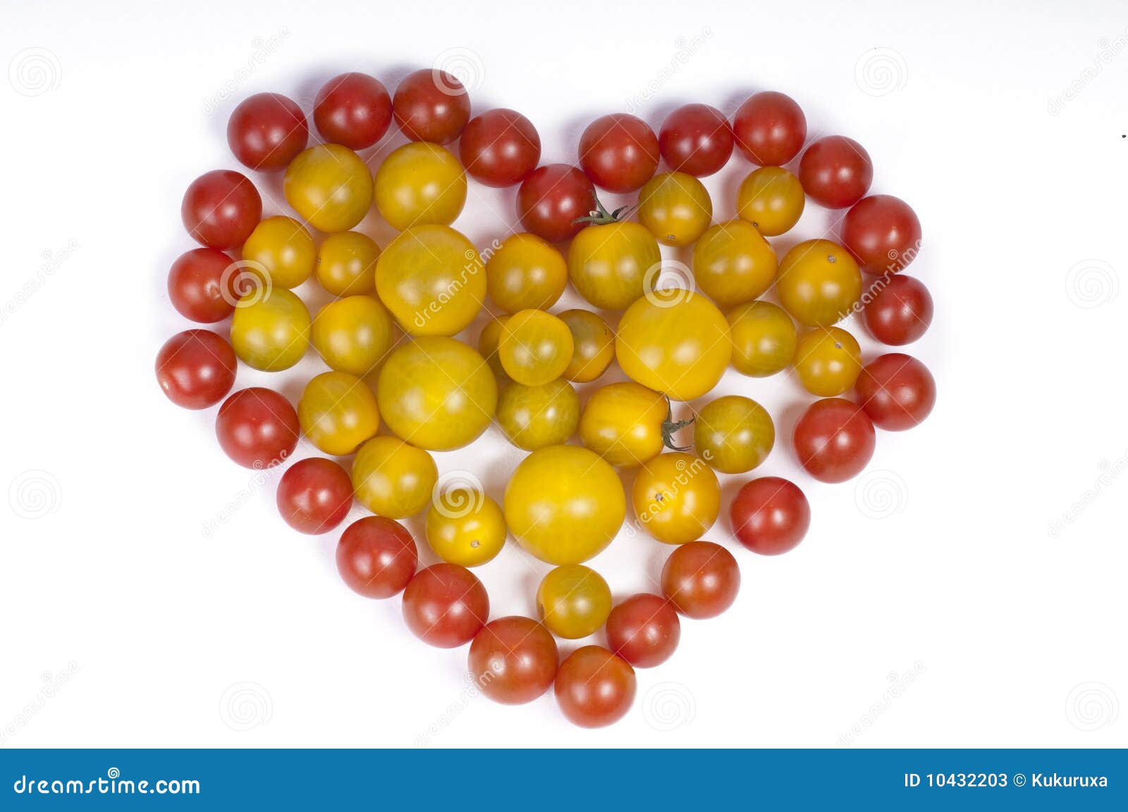 Heart from tomatoes stock image. Image of studio, juicy 10432203
