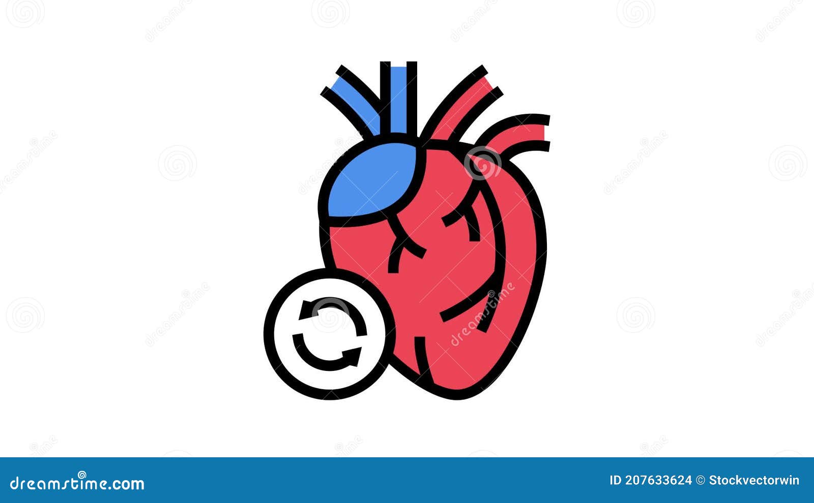 Heart Transplant Color Icon Animation Stock Footage - Video of lungs,  ambulance: 207633624
