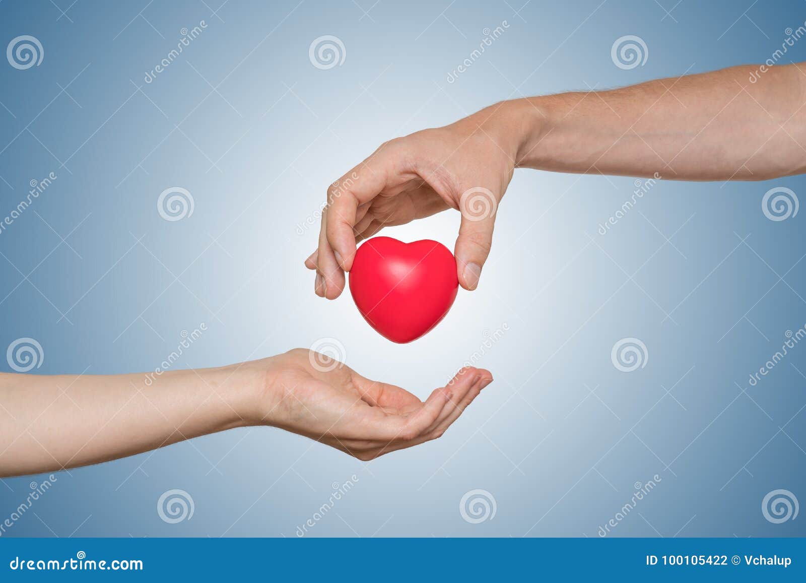 heart transplant and organ donation concept. hand is giving red heart