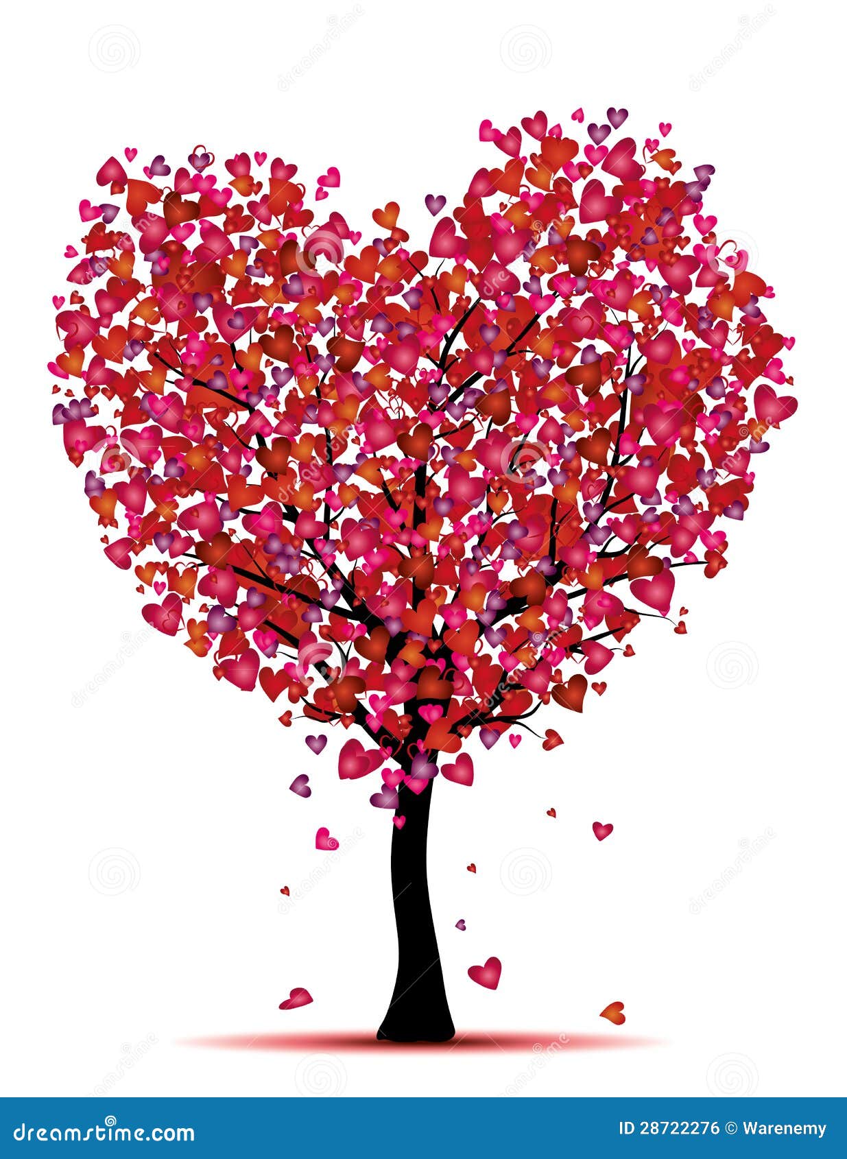 Heart Tree Royalty Free Stock Image - Image: 28722276