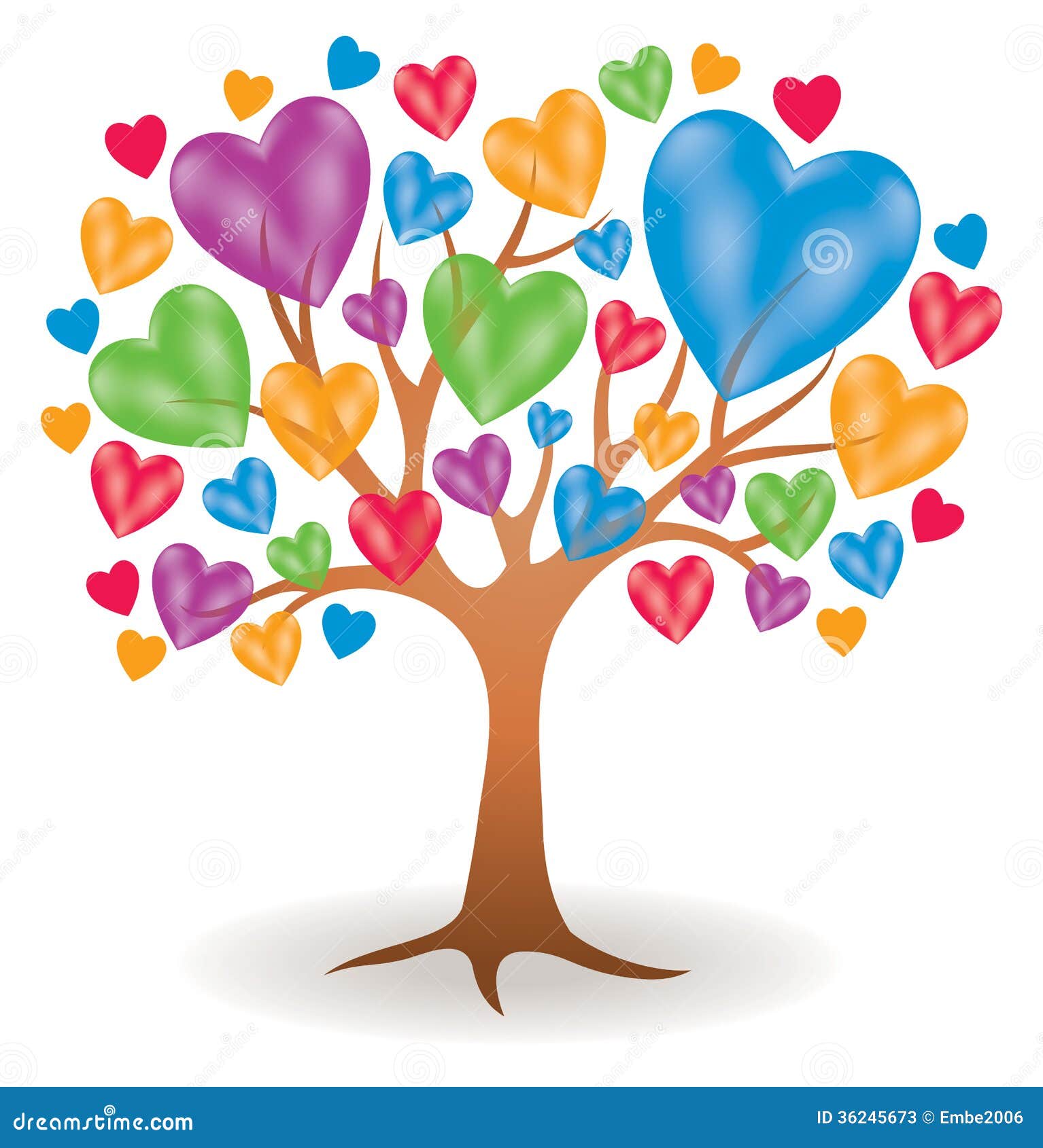 free clip art tree heart - photo #18