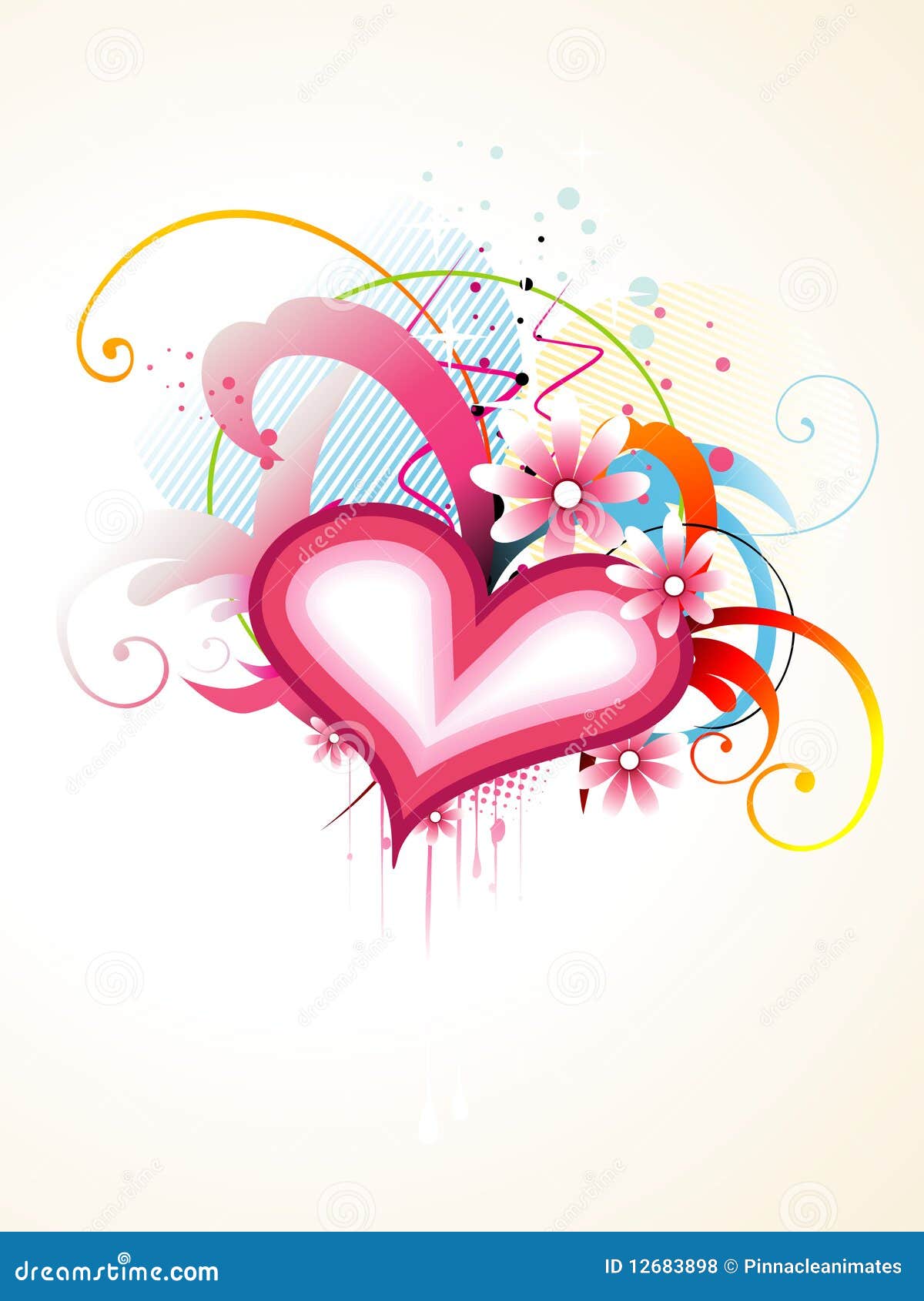 Heart Vector art stock vector. Illustration of frame - 12683898