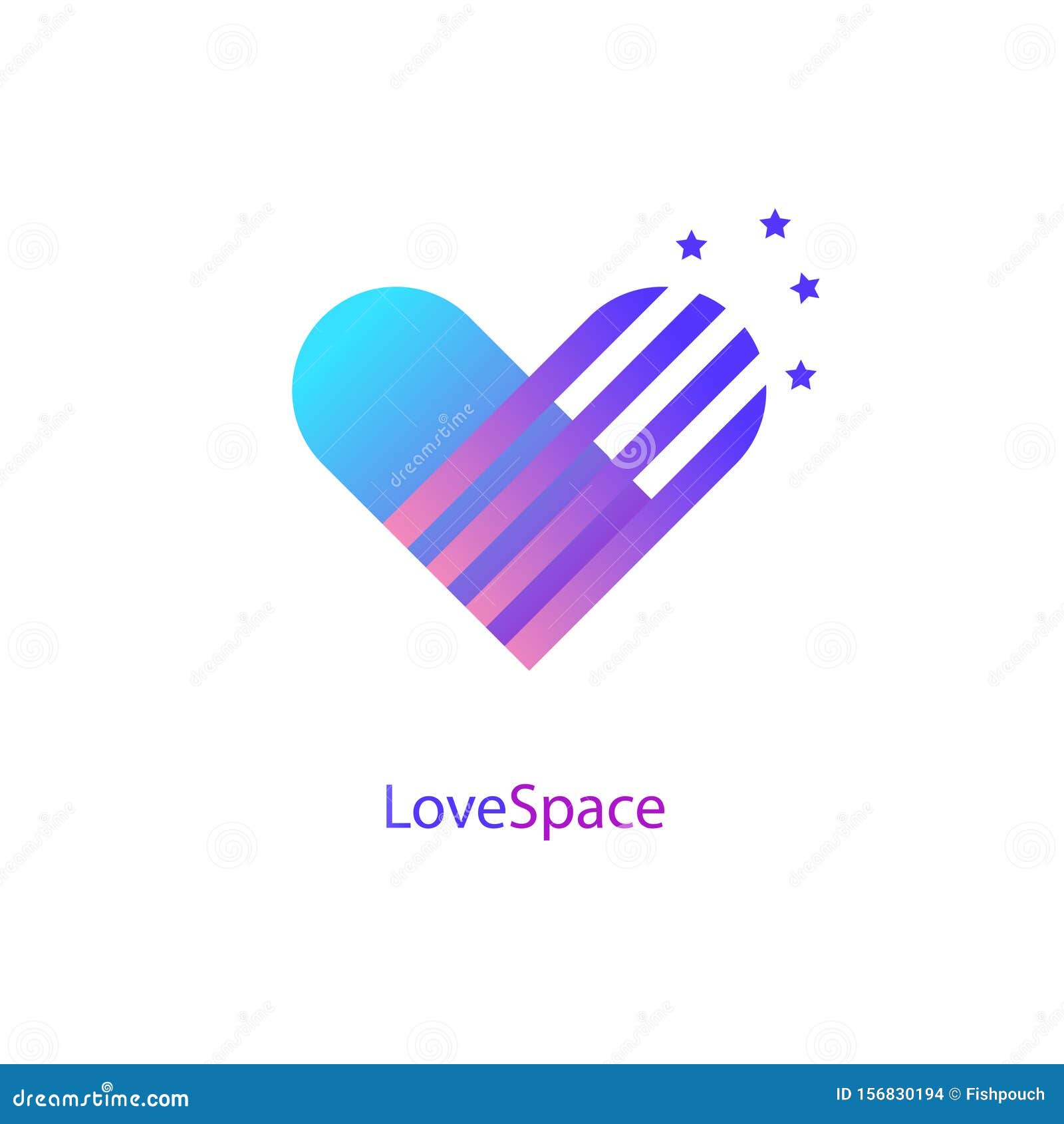 Heart logo template Love logo icon vector design V3