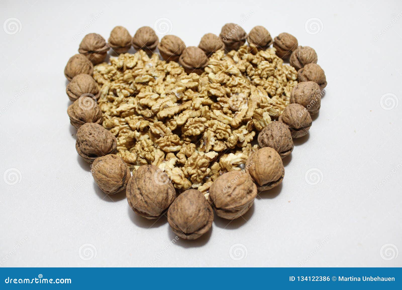 A heart of walnuts stock photo. Image of thanksgiving 134122386