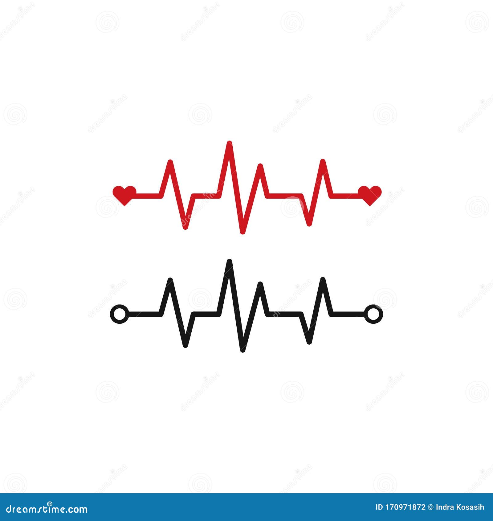 stylized cardiograph logo stylized cardiograph logo