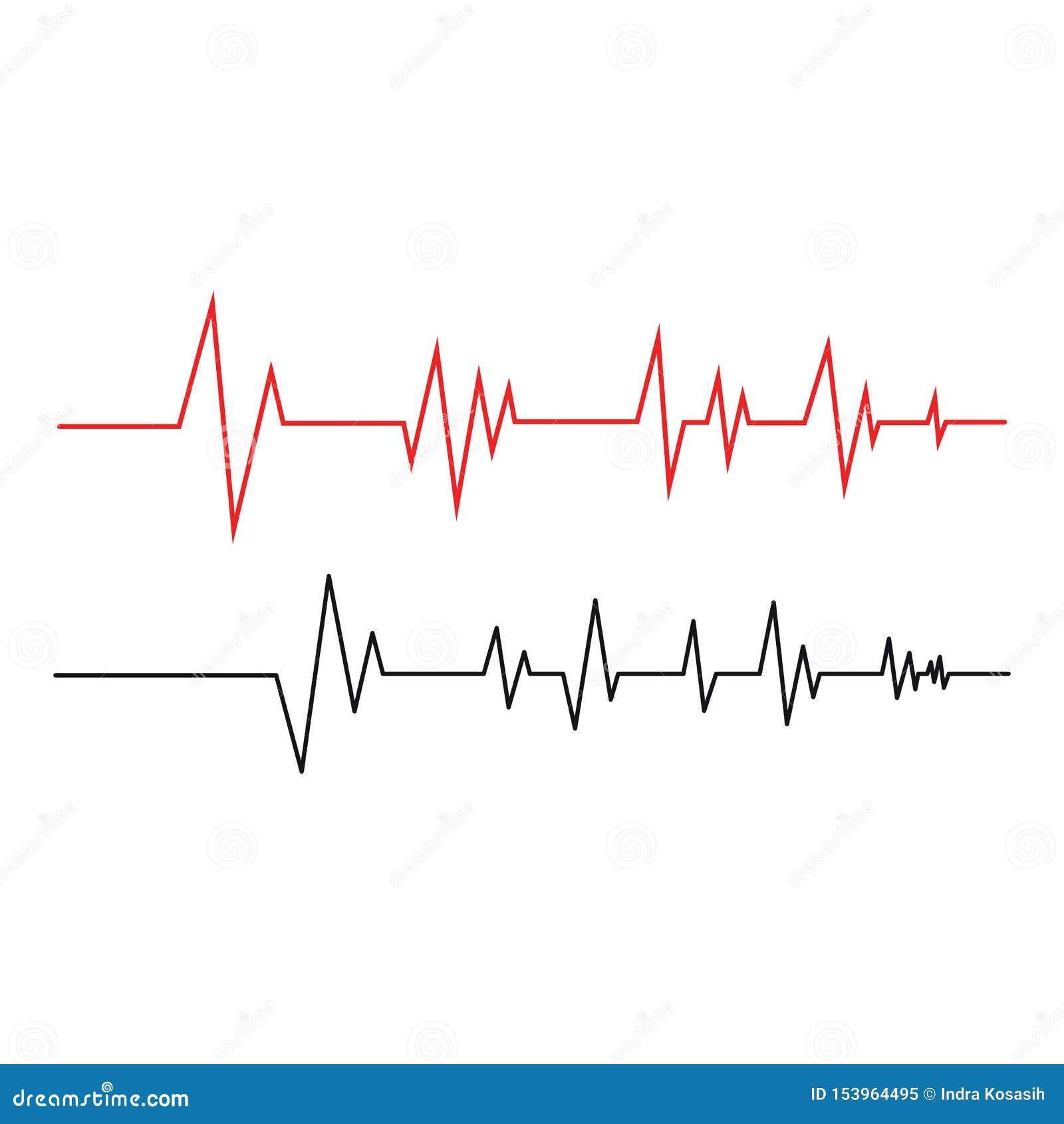 stylized cardiograph logo stylized cardiograph logo