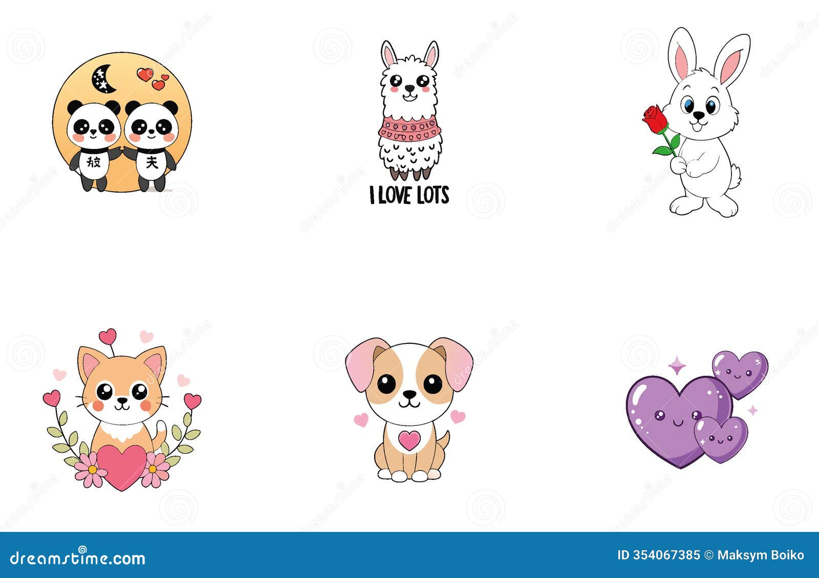 heartfelt valentine bundle - a vibrant love collection icons
