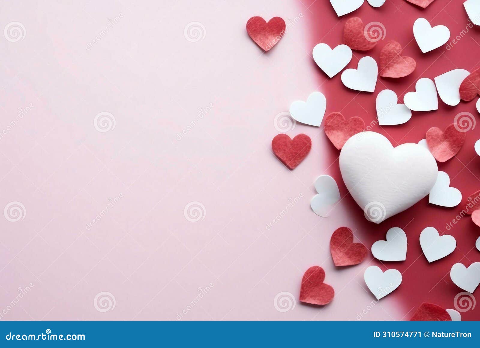 Hearts Background Hearts on a White Background Stock Illustration ...