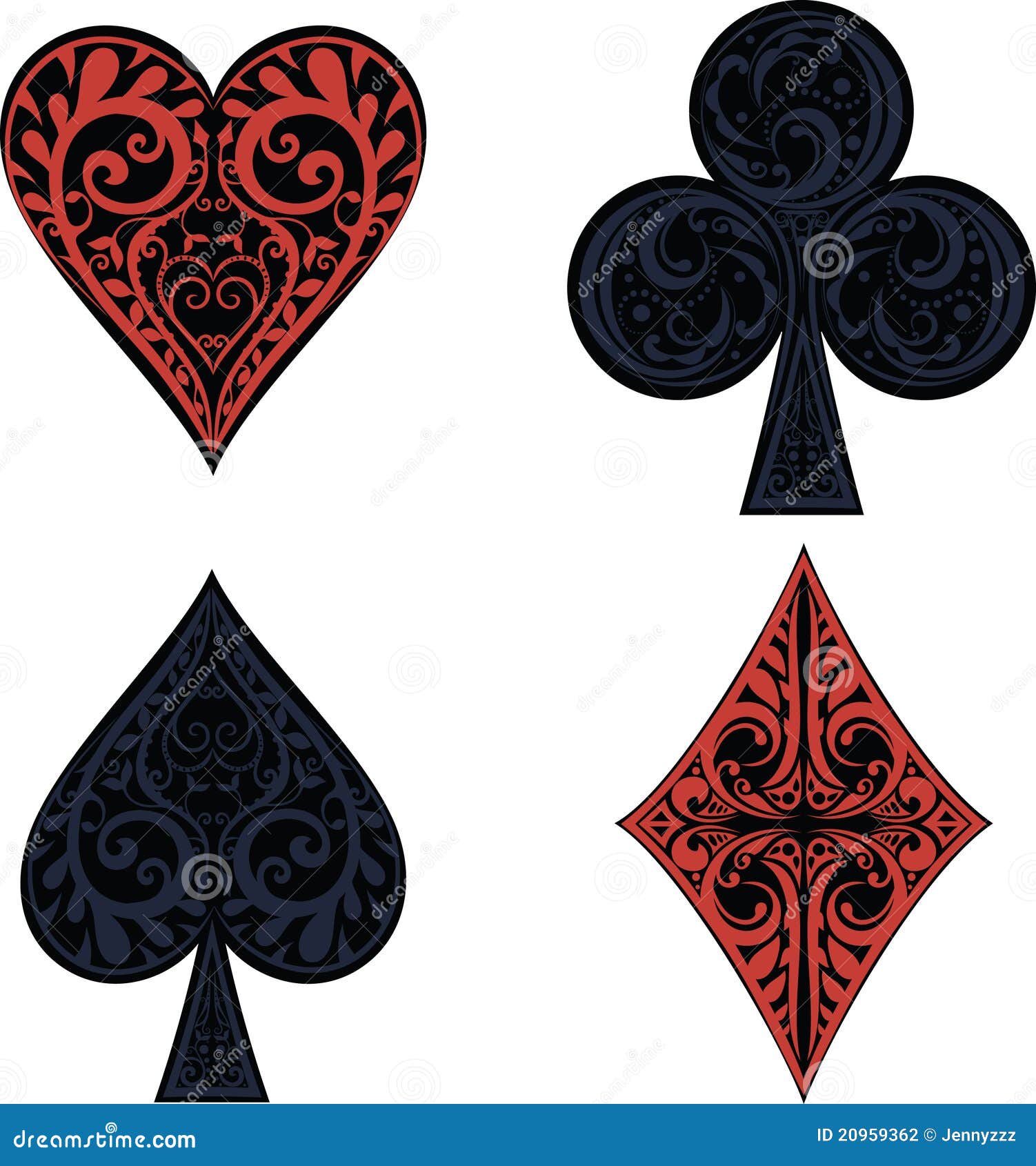 illustrator spades hearts diamonds clubs download