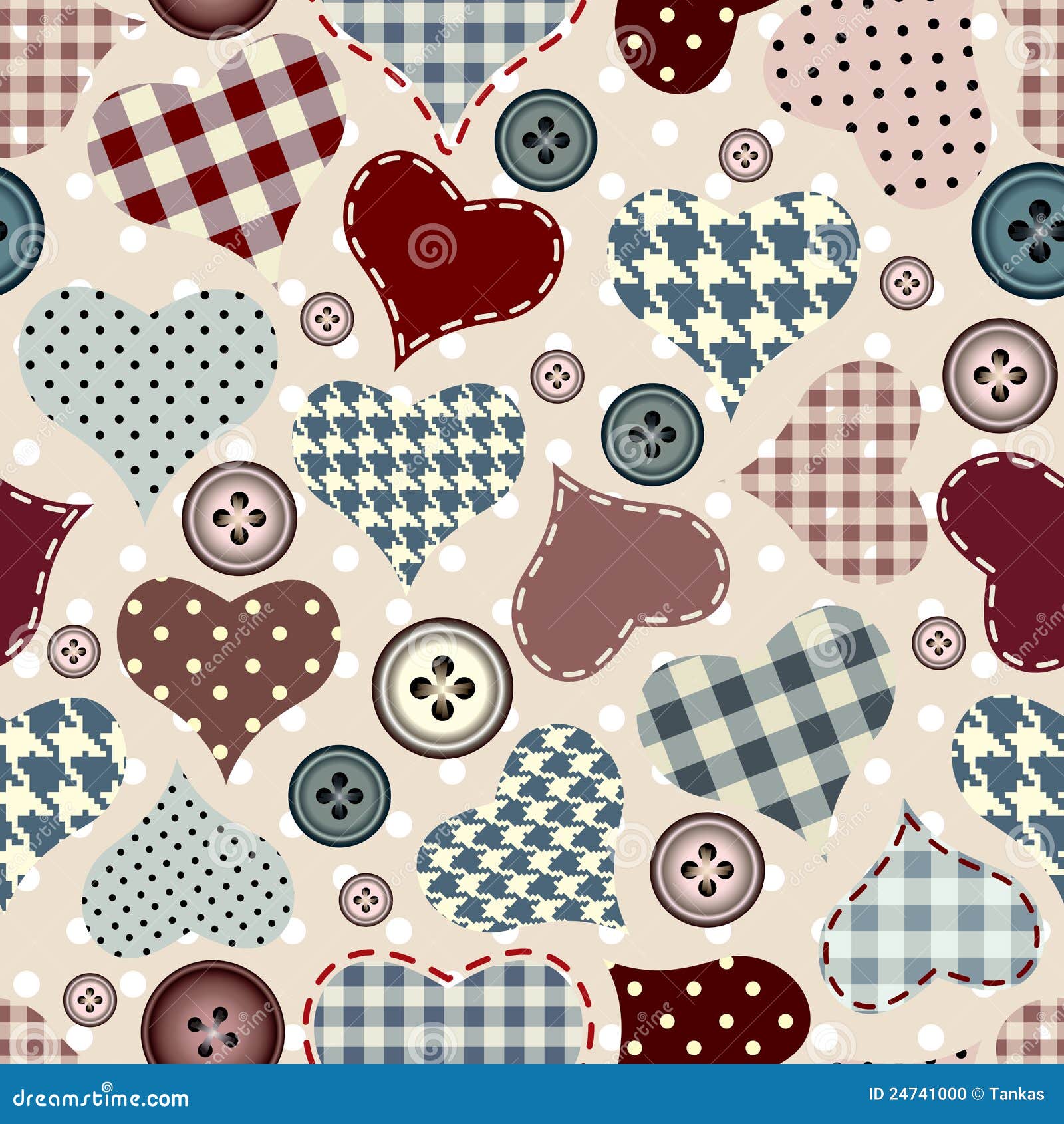 Hearts Collage Stock Photo Image 24741000