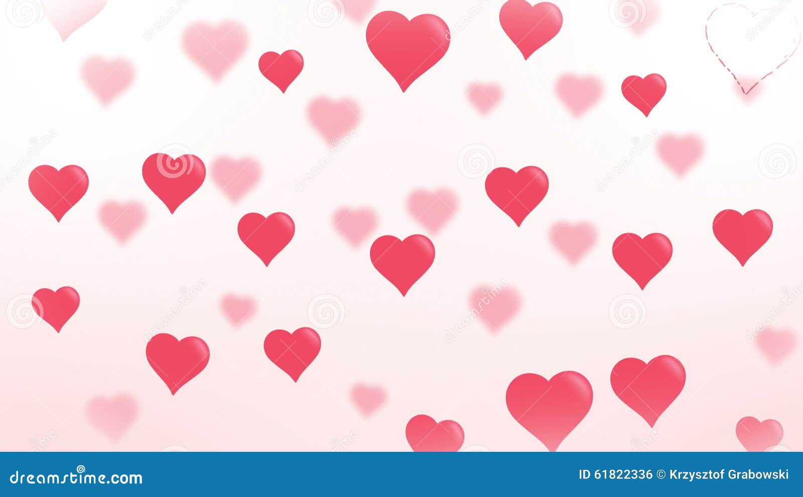 Hearts Loop / Smooth Cartoon Background Stock Footage - Video of love,  hearts: 61822336