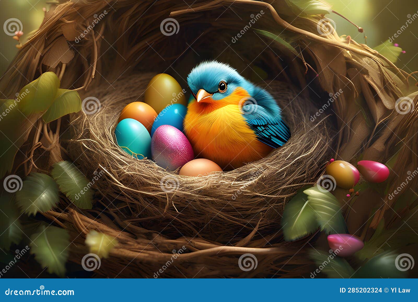 A Heartwarming Scene in the Heart of Nature Captured through Stock