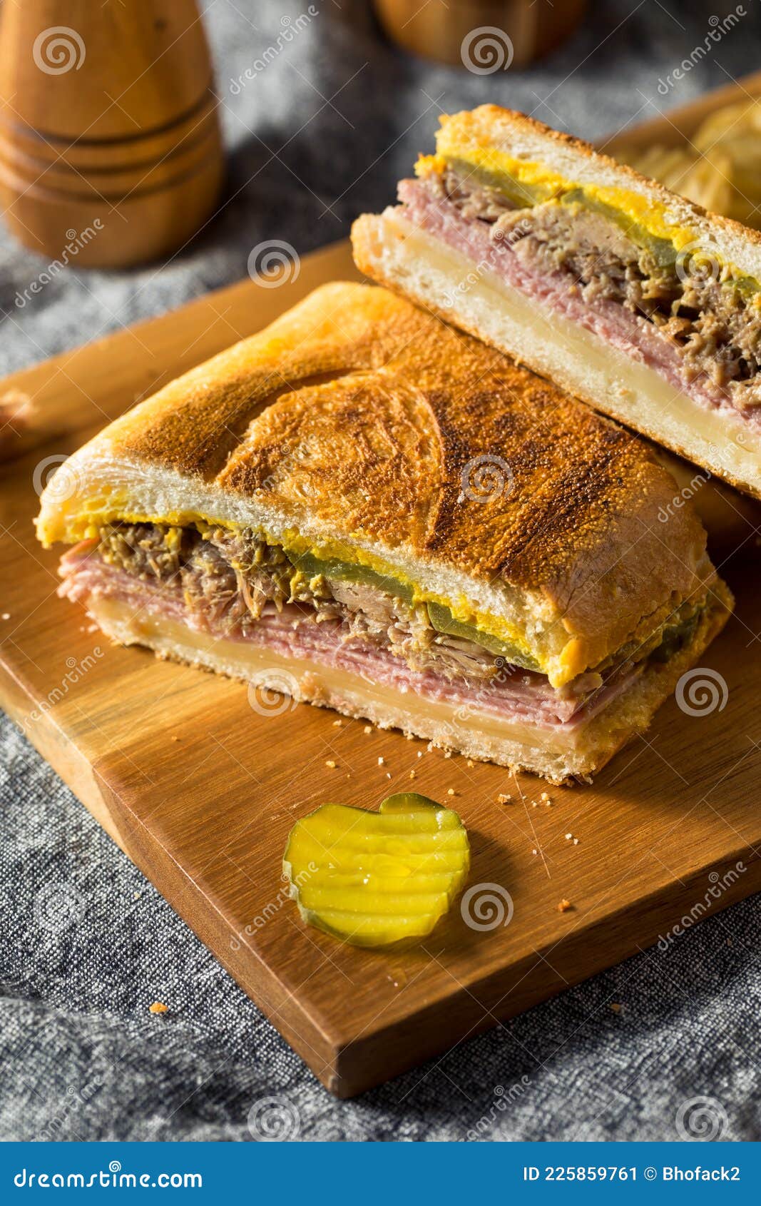 hearty homemade cubano pork sandwich