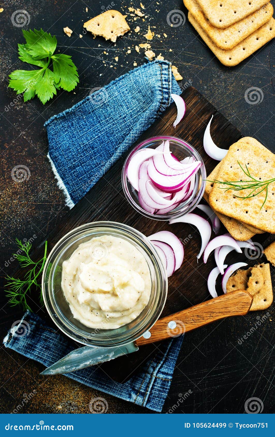 Lard with garlic stock image. Image of aroma, mortar 105624499