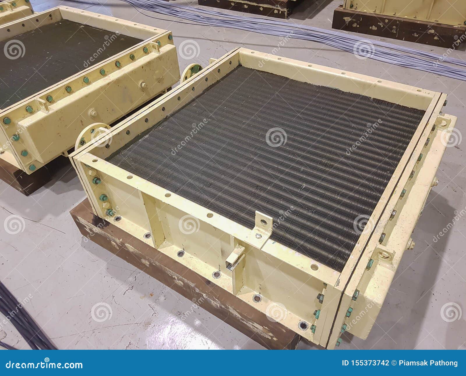 Heat Exchanger in System of Hot Water Supply Stock Photo Image of