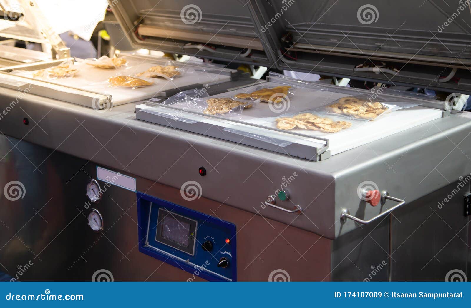 Heat Sealing Vacuum Machine Stock Image Image of packaging, industry
