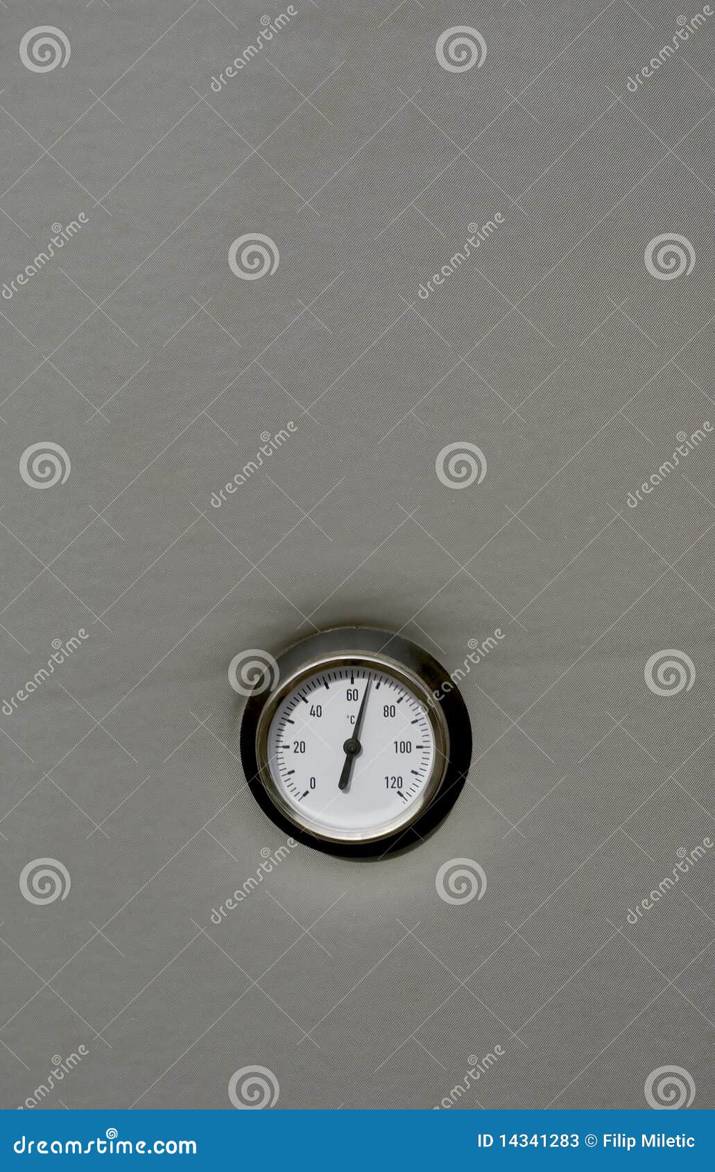 Heat Tank Boiler with Temperature Gauge Stock Image Image of thermal