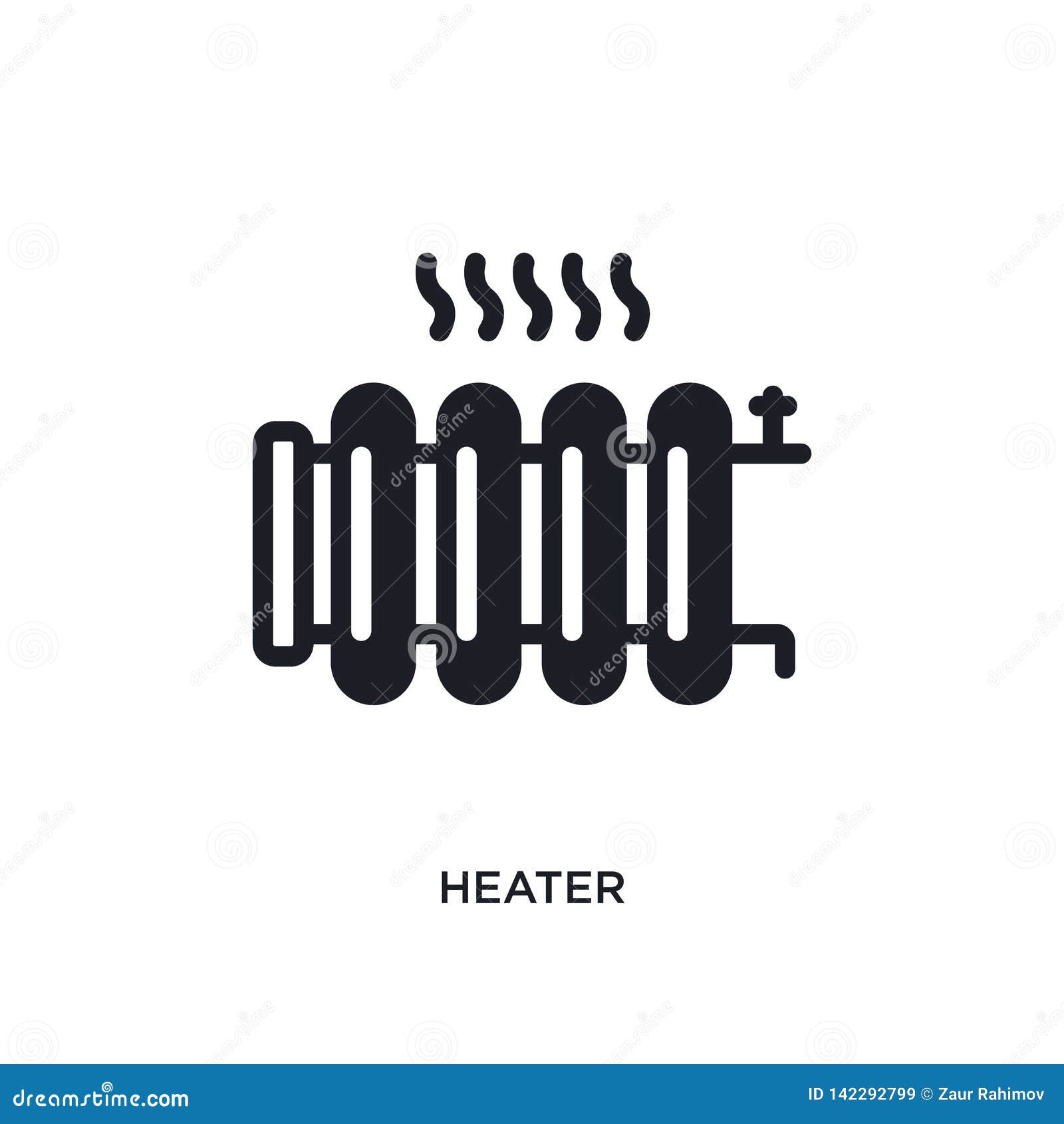 Heater Isolated Icon. Simple Element Illustration from Winter Concept