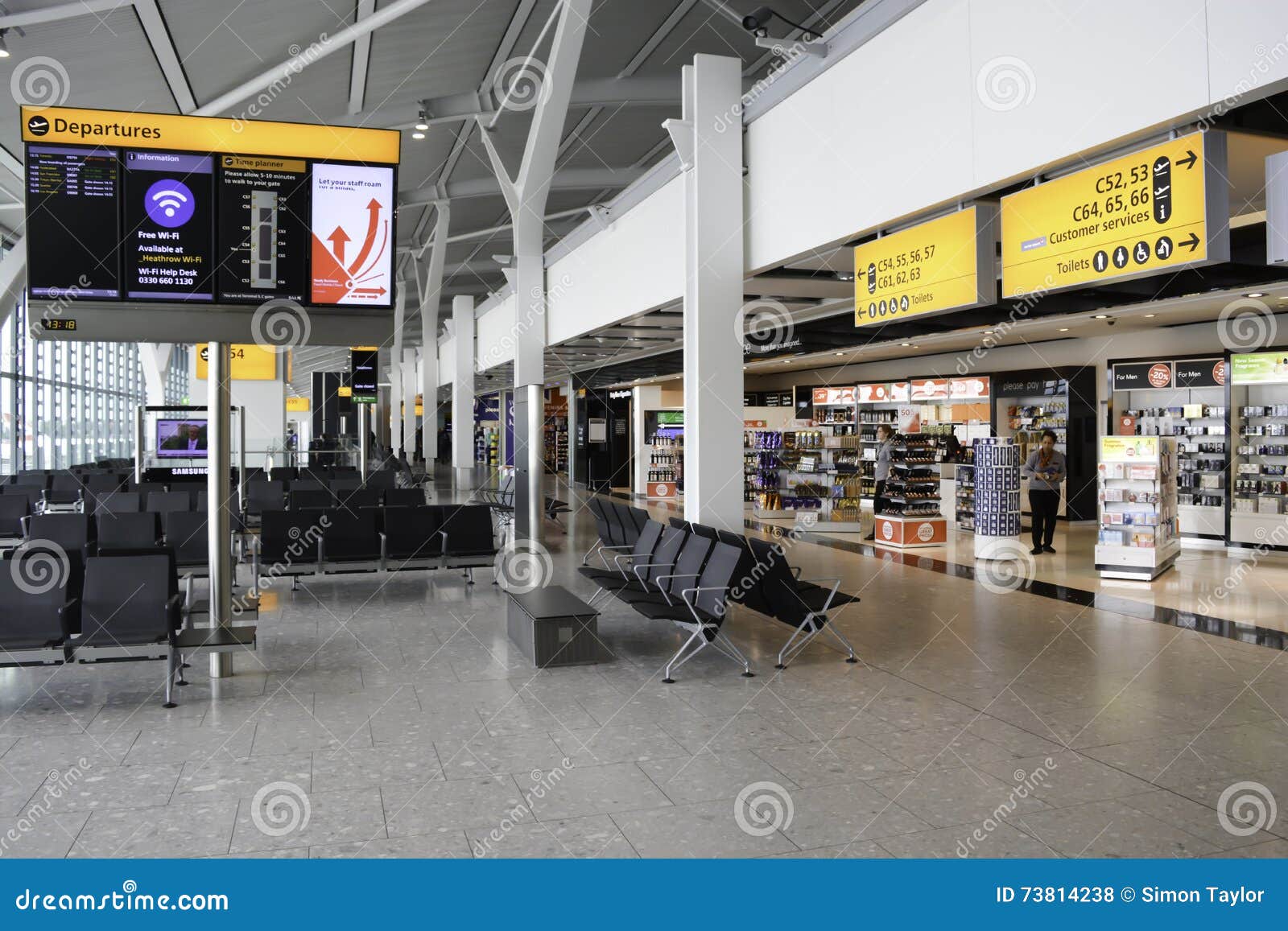 Heathrow Airport Editorial Stock Photo Image Of Empty 73814238