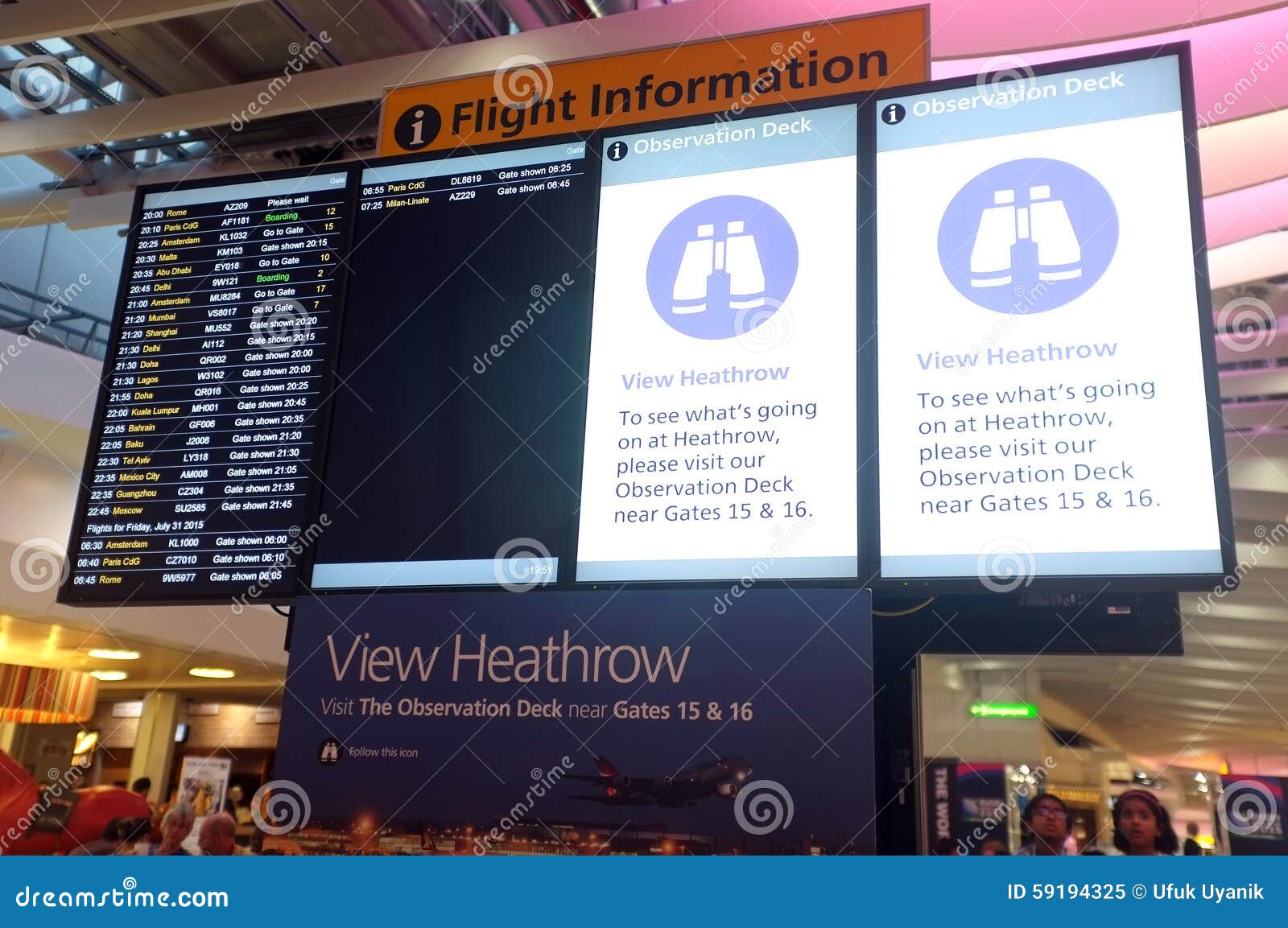 Heathrow Flight Information Board Editorial Image Image of flight