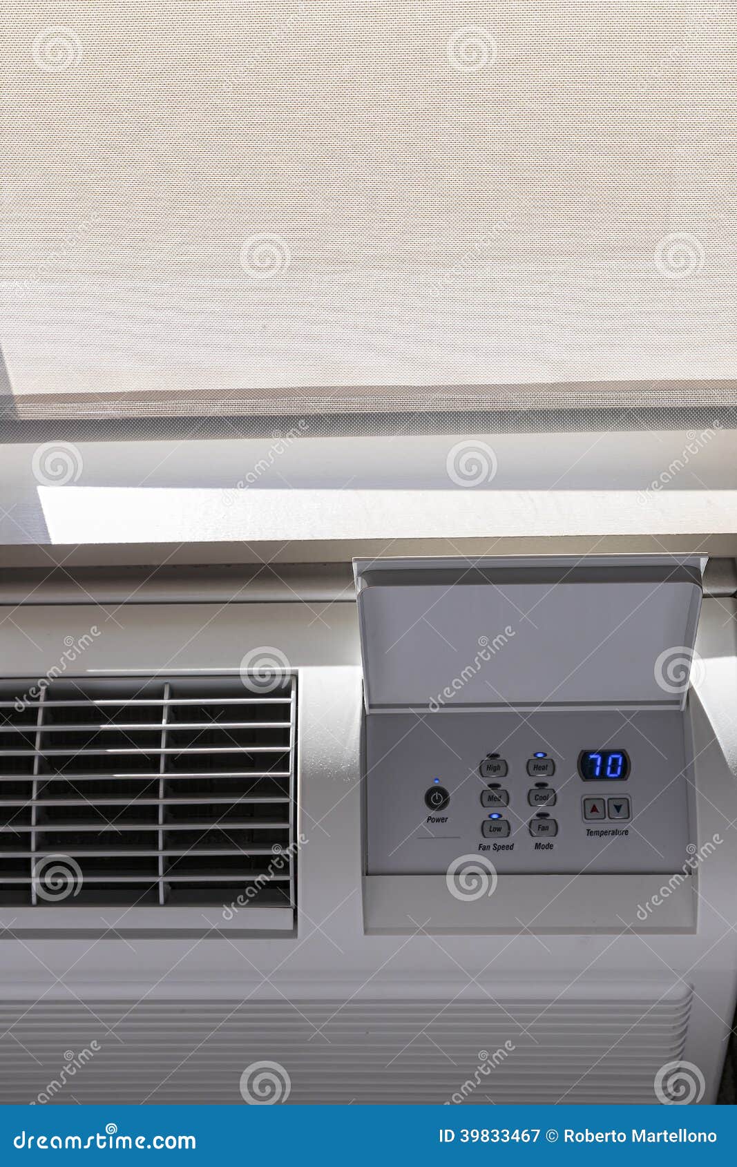 Heating - Air Conditioning Thermostat Stock Image - Image of savings ...