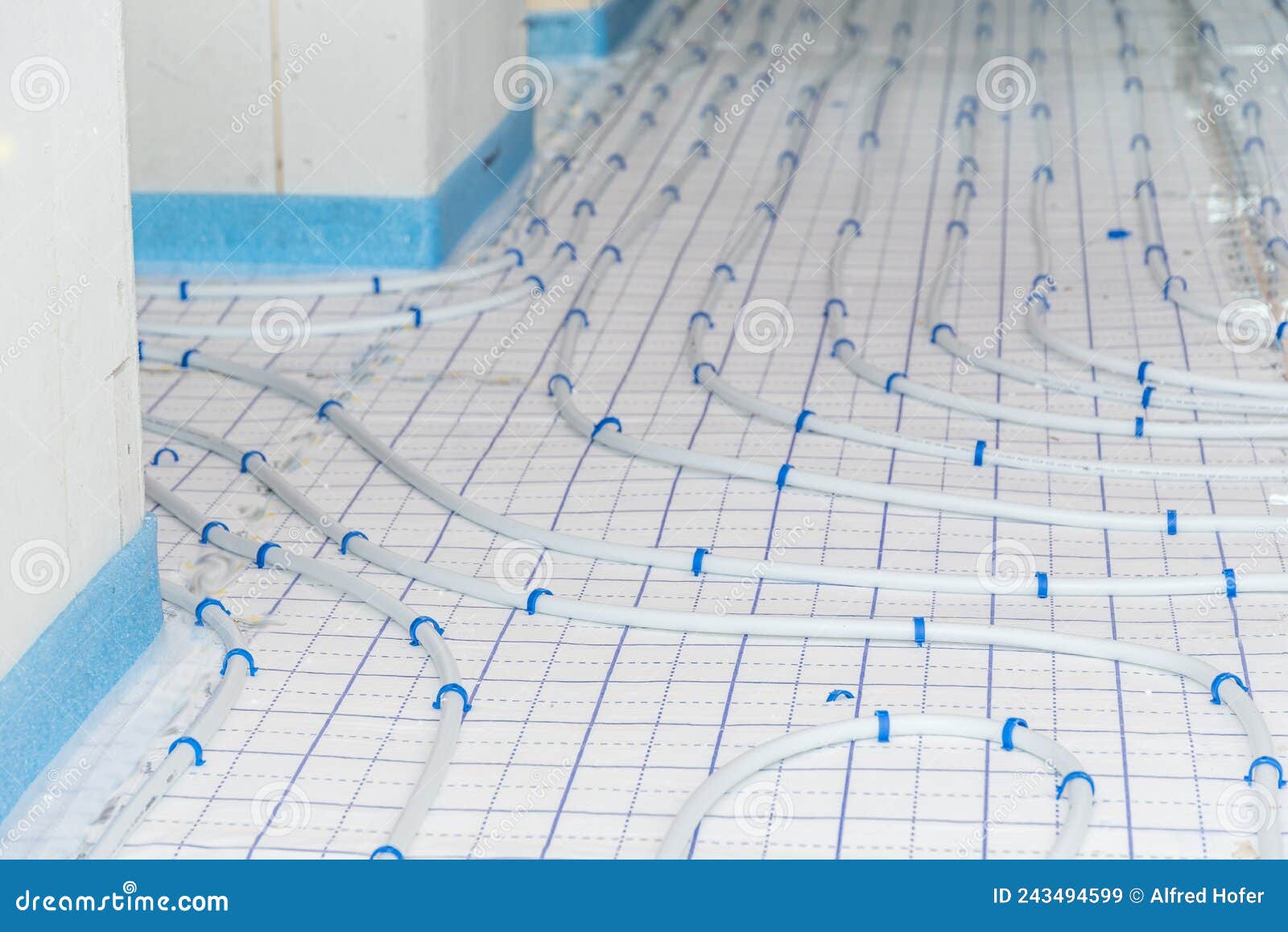 Heating Coil for Underfloor Heating Stock Image Image of underfloor