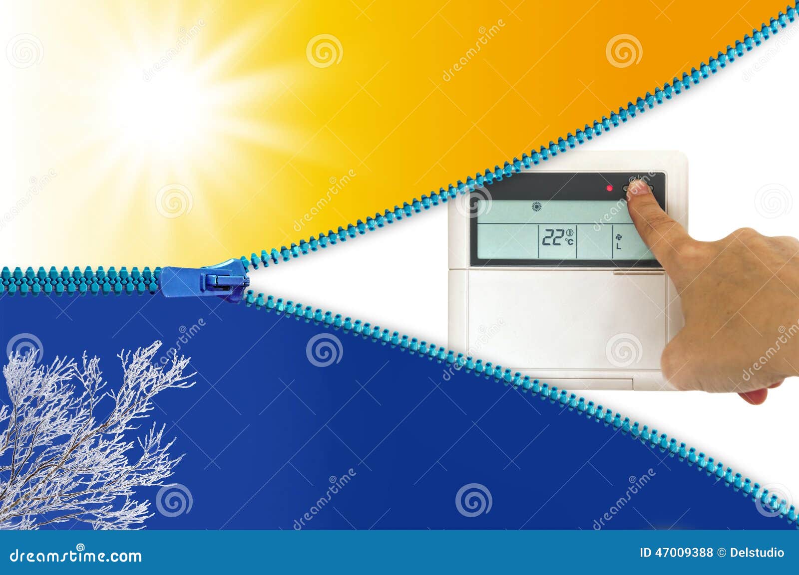 Heating and Cooling Air Conditioner Stock Photo Image of selection