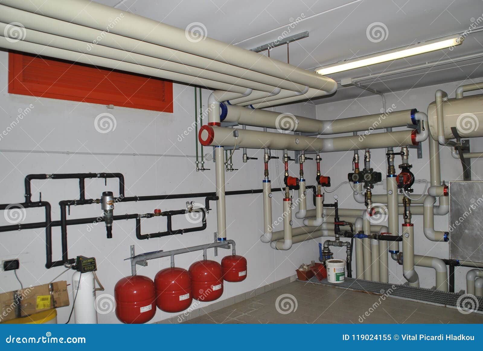 Heating Distribution Systems Stock Image Image of business