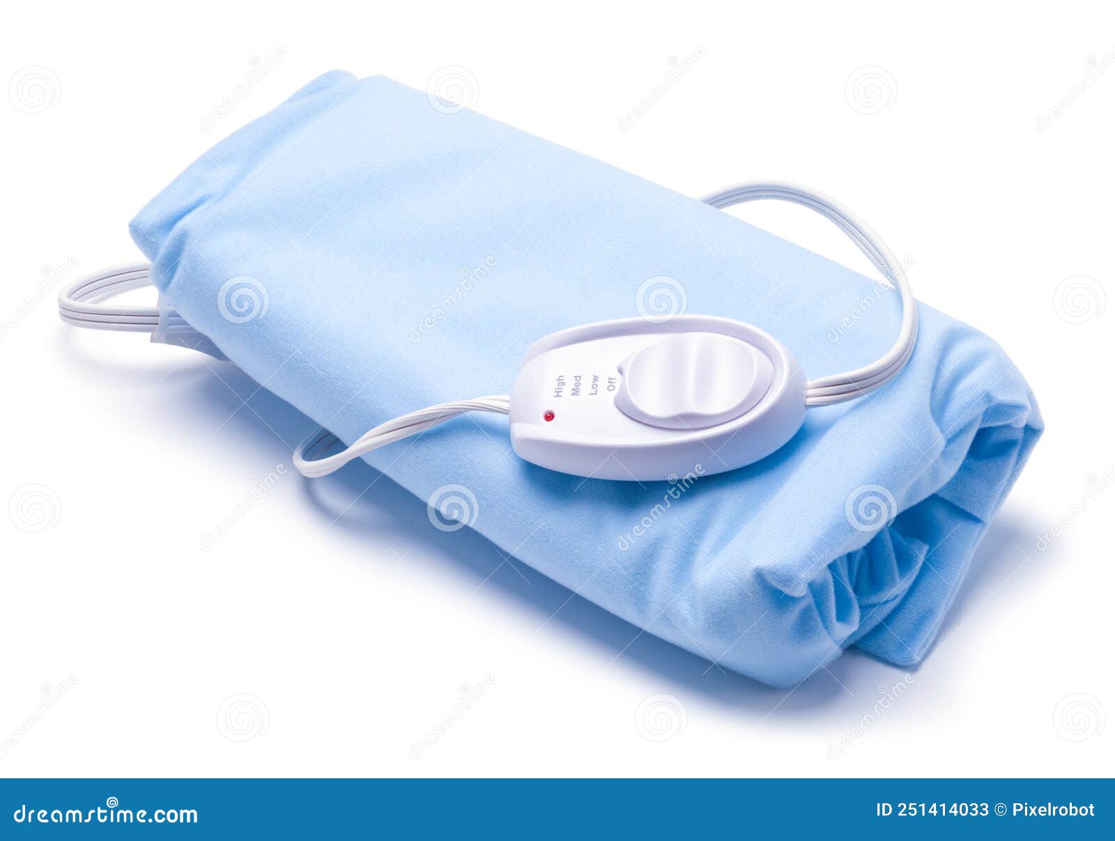 Heating Pad stock image. Image of blue, heat, electric 251414033