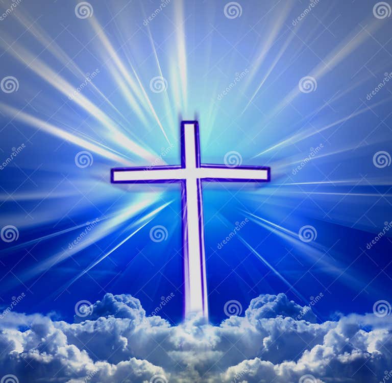 Heaven cross stock photo. Image of heaven, blessing, bless 24771944